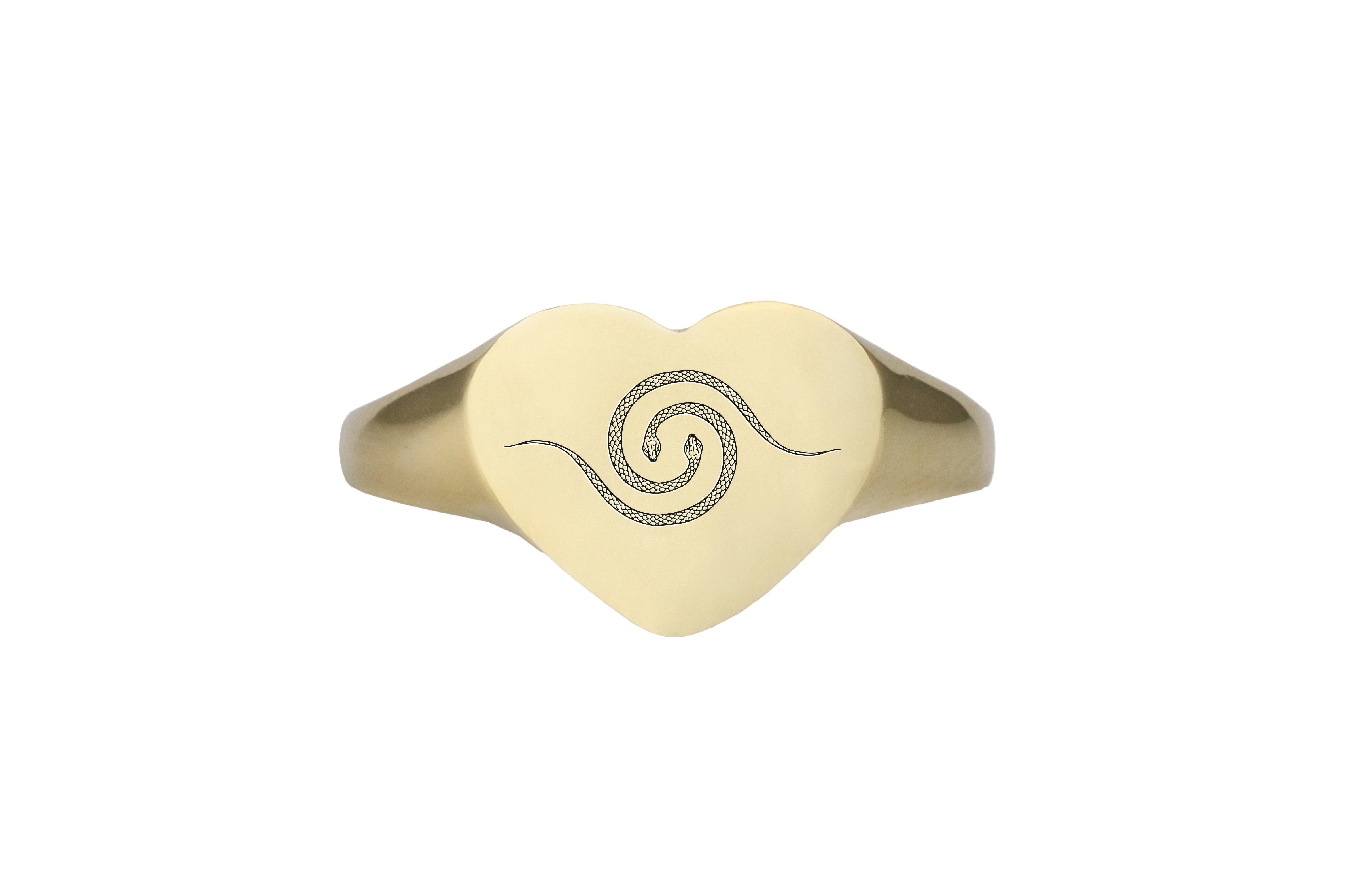 14k Gold Snake Ring