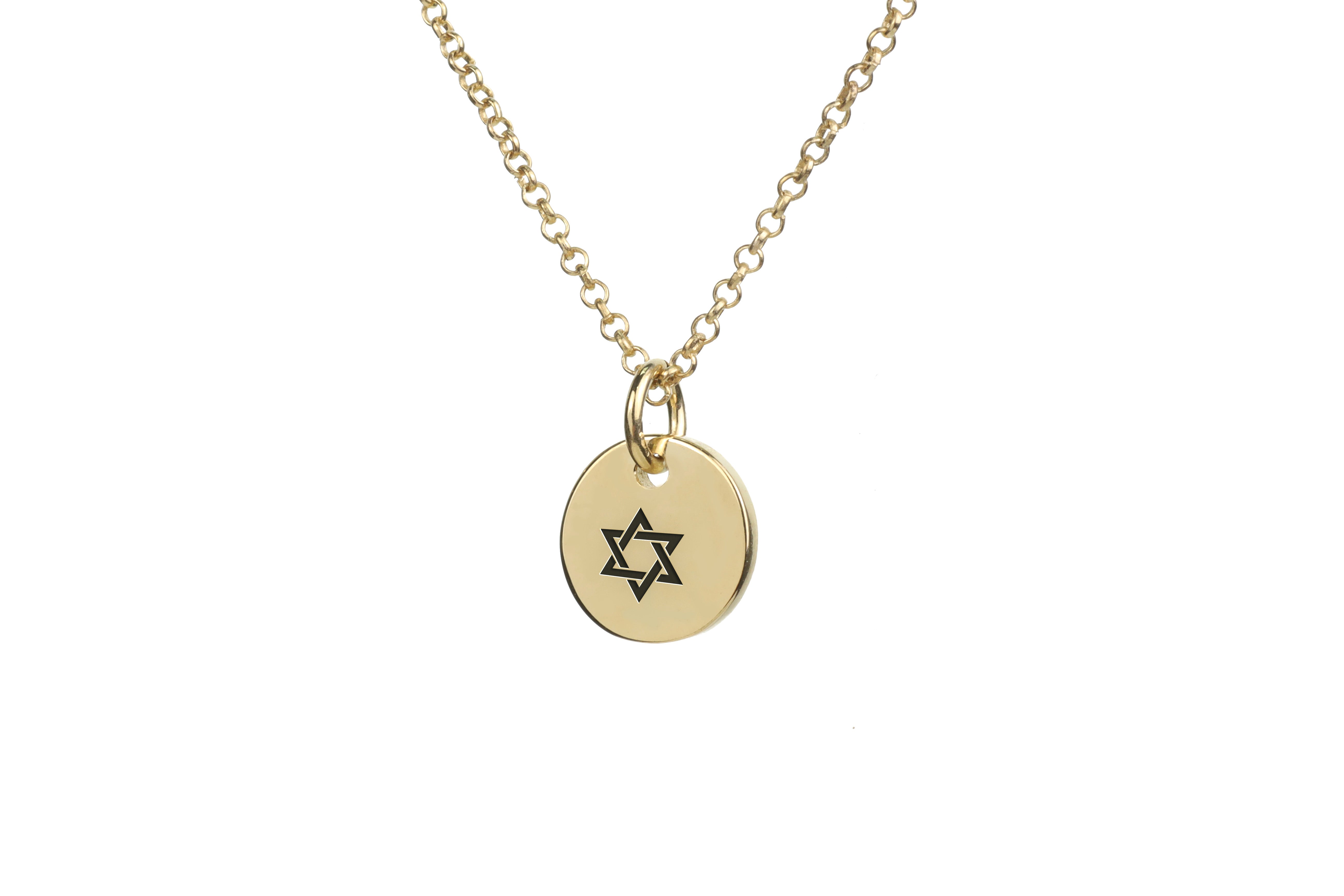 Star Of David Gold Necklace