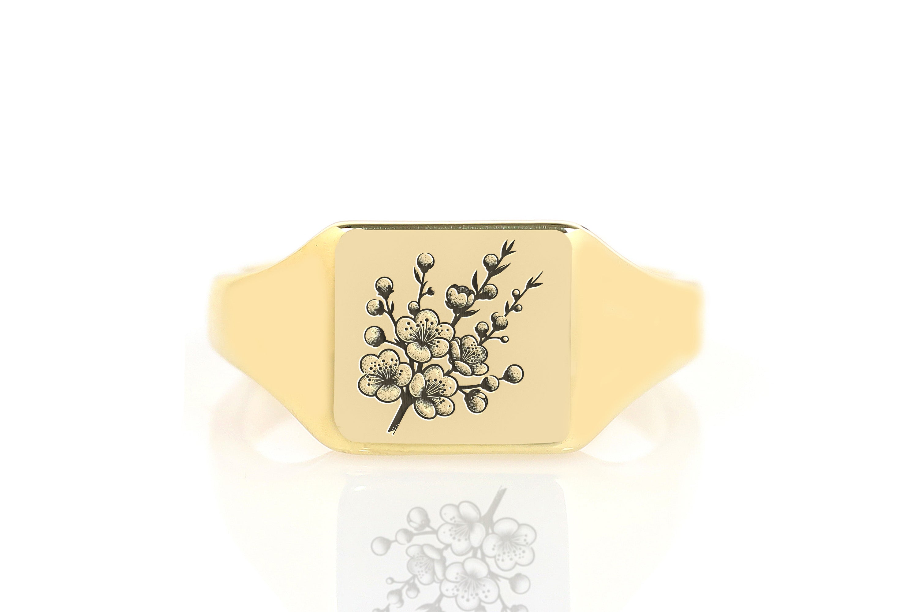 Delicate Cherry Blossom Ring