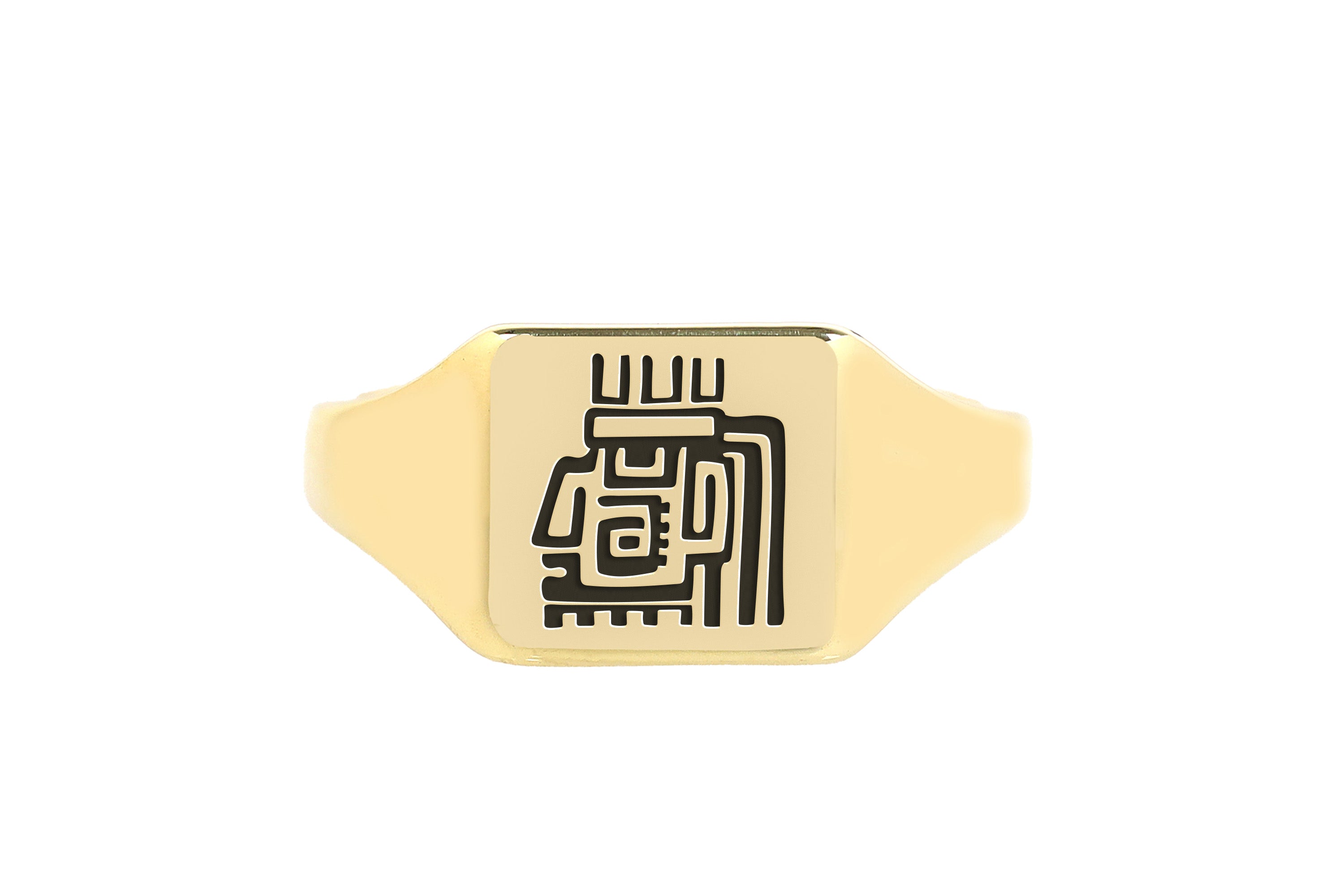Custom Aztec Symbol Ring