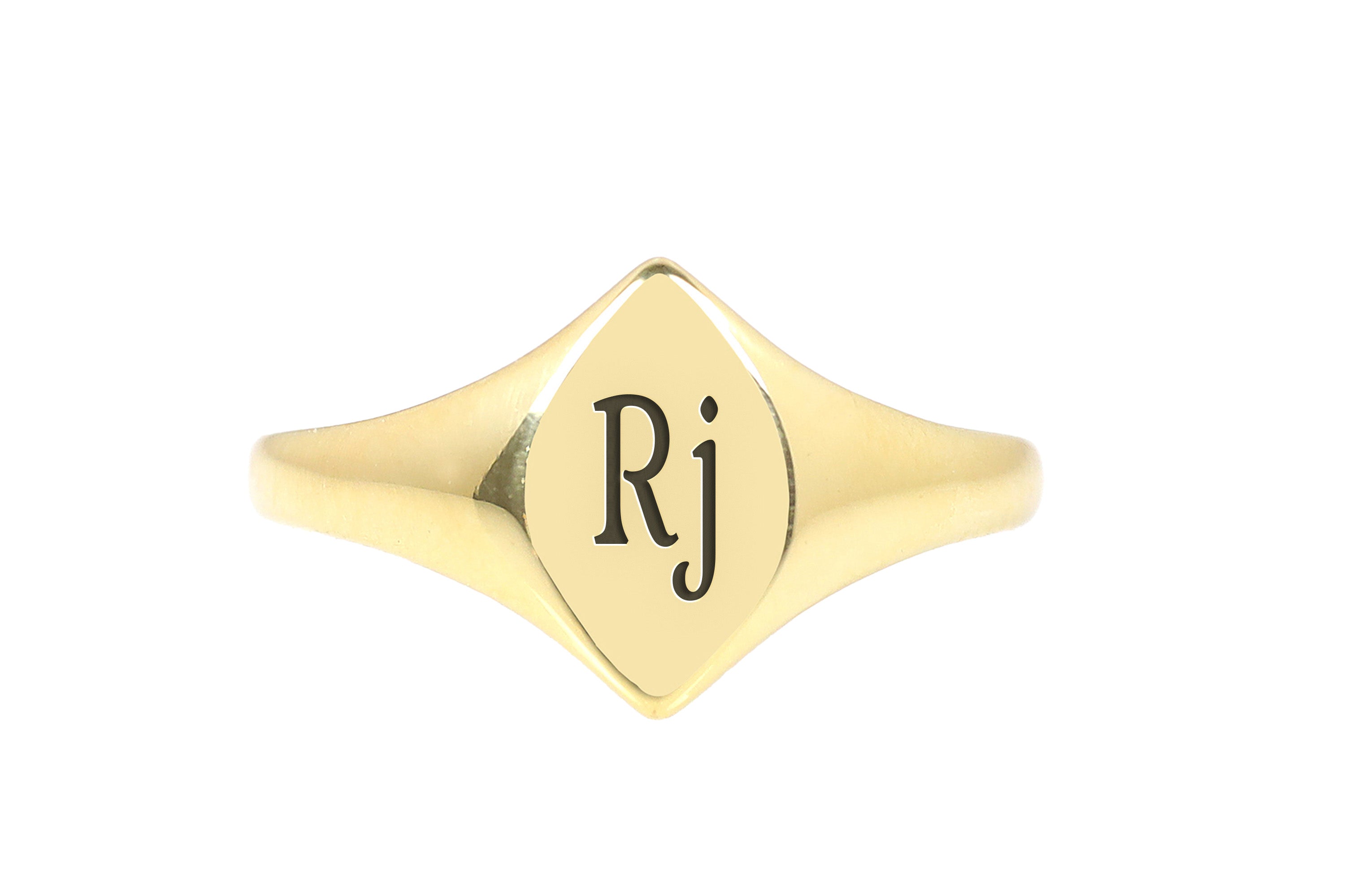 Name Initial's Signet Ring