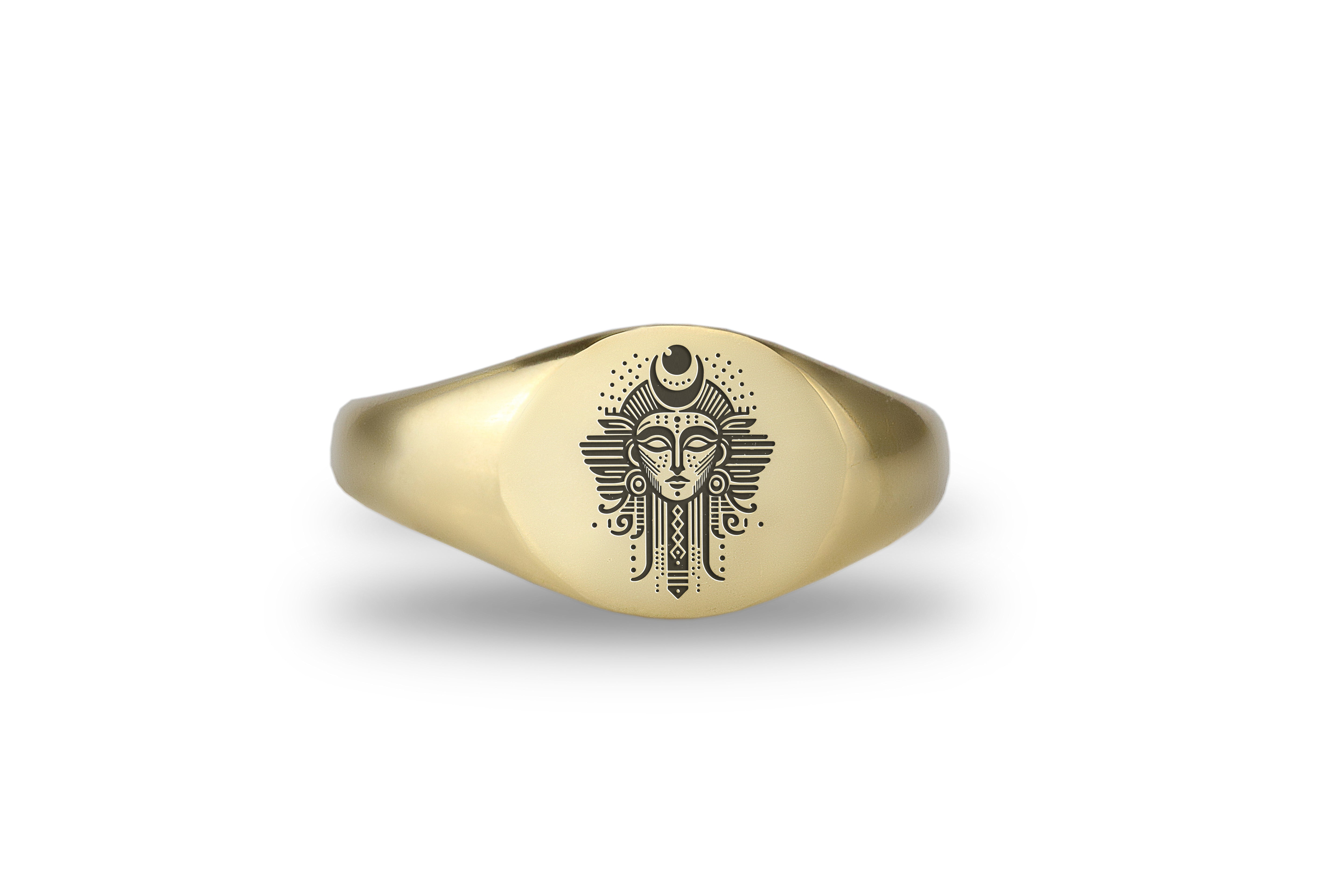 14k Gold Egyptian Ring
