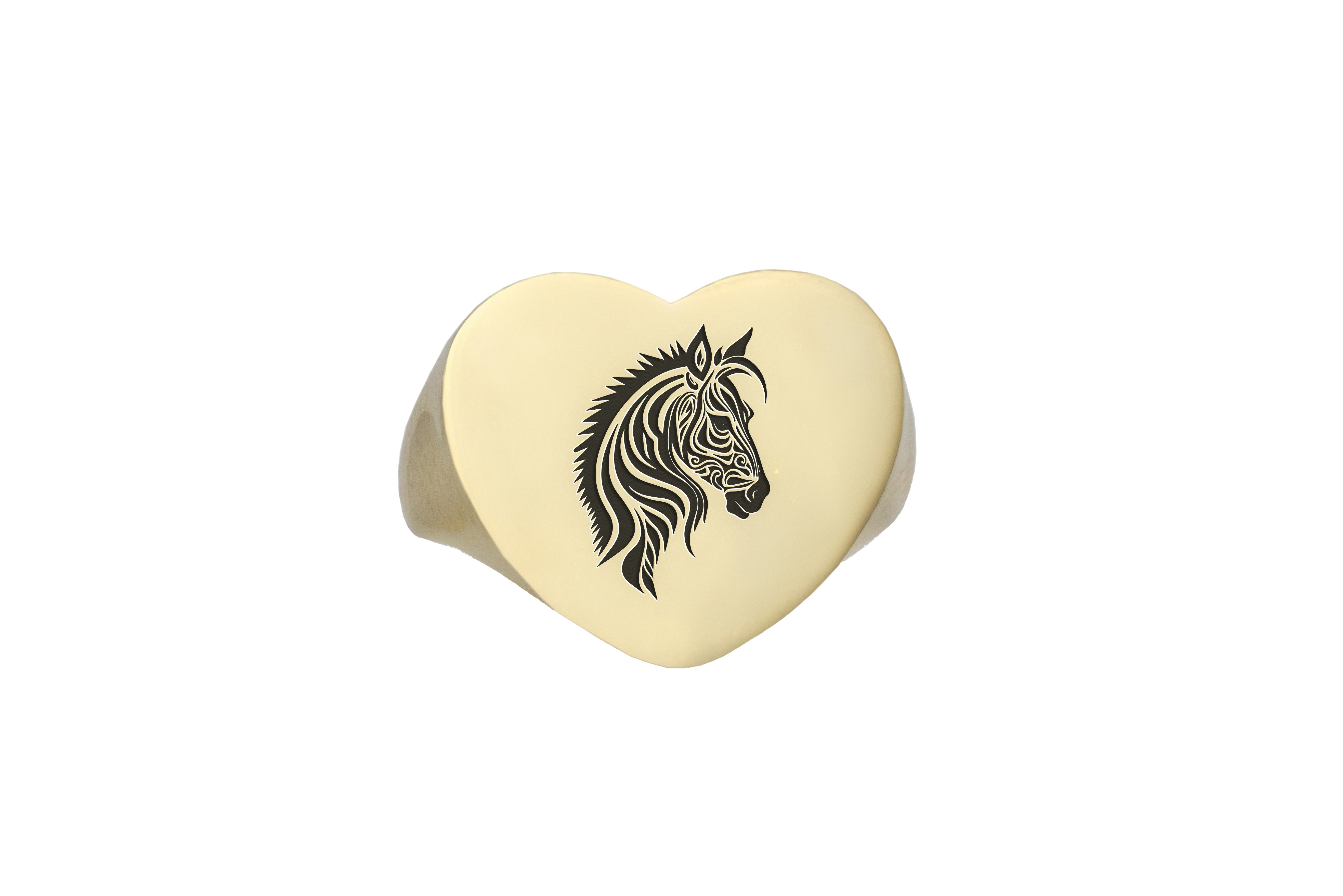 Custom Tribal Horse Ring