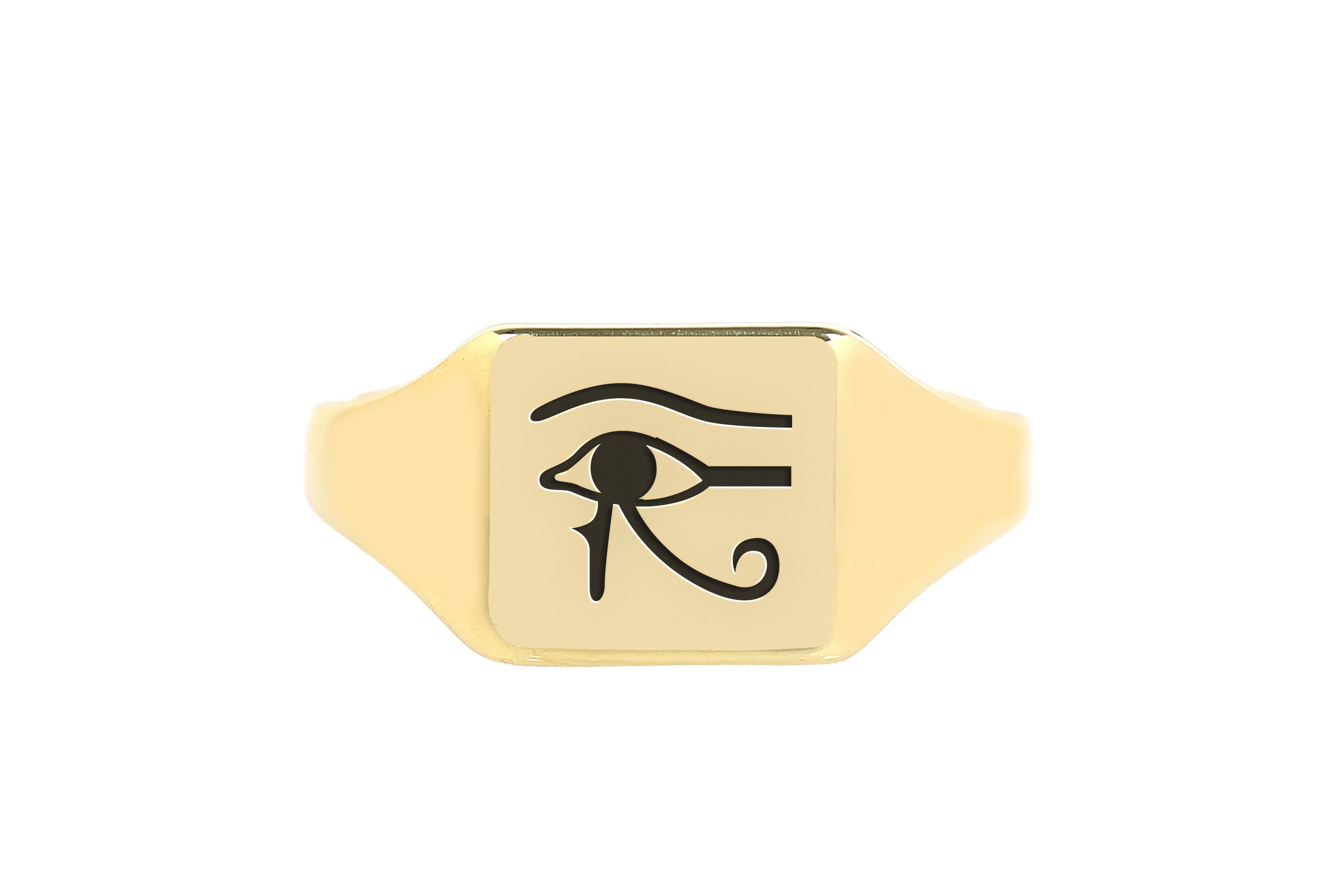 Eye of Horus Engraved Ring
