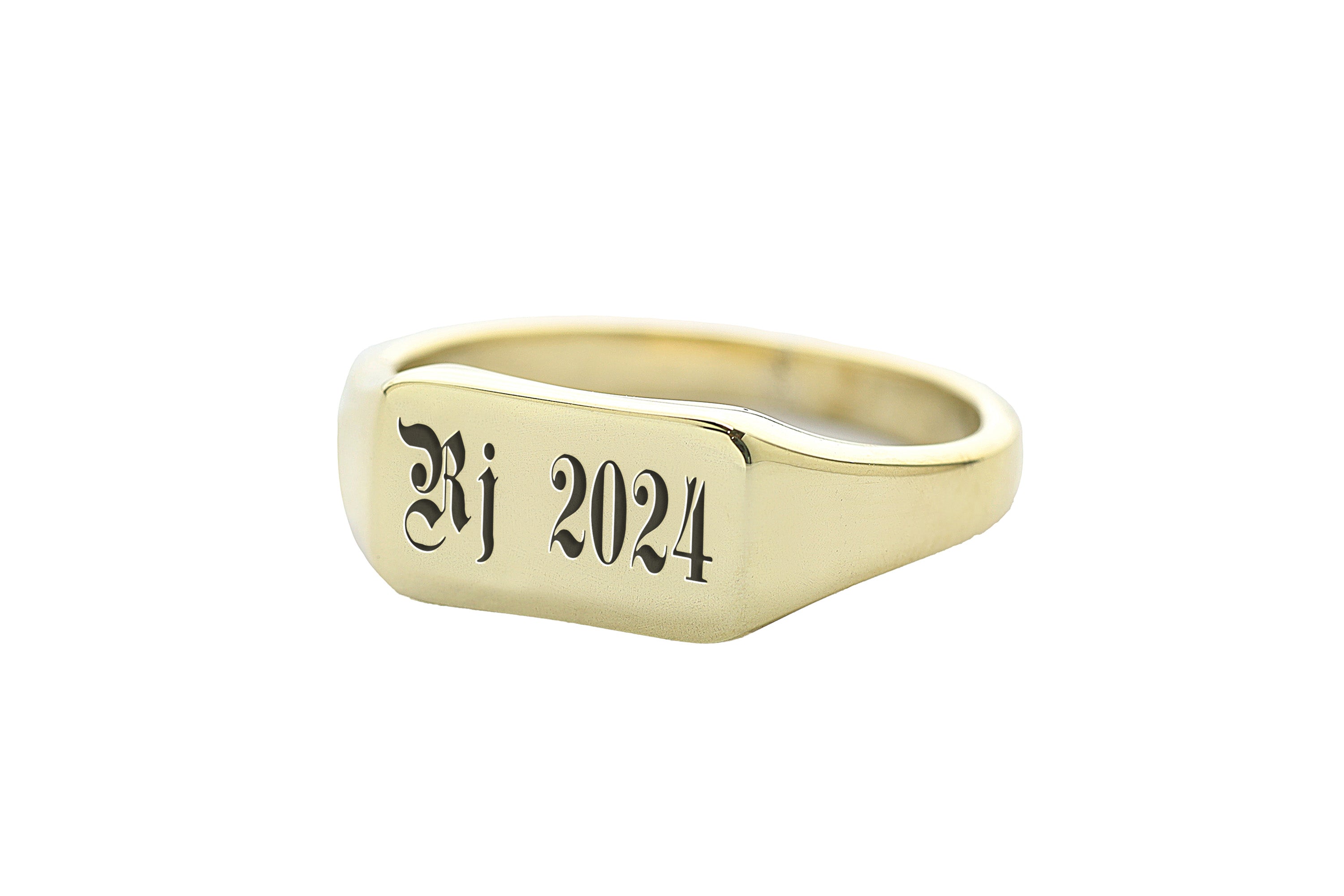 Personalized Gothic Ring