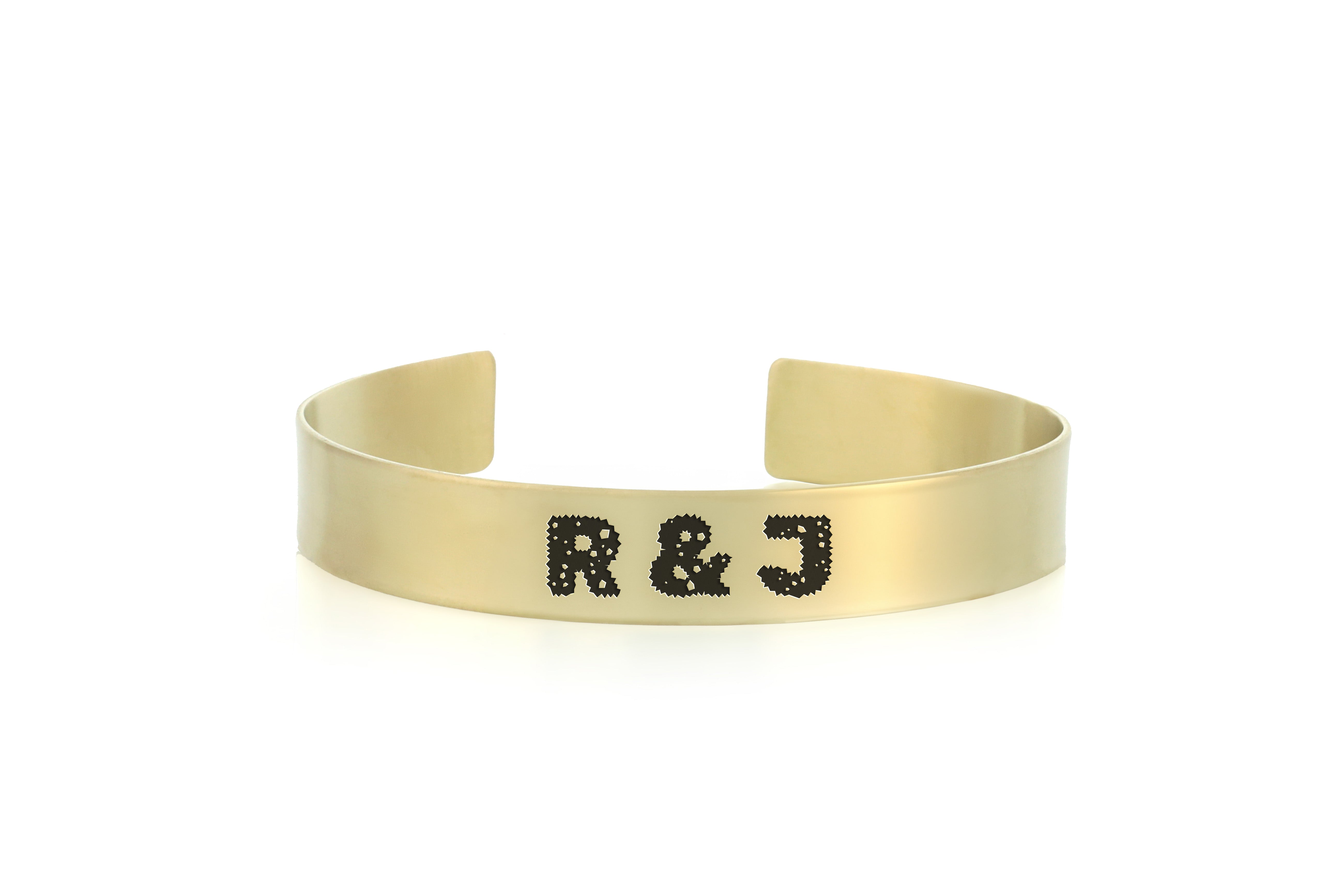 Customized Letters Gold Bracelet