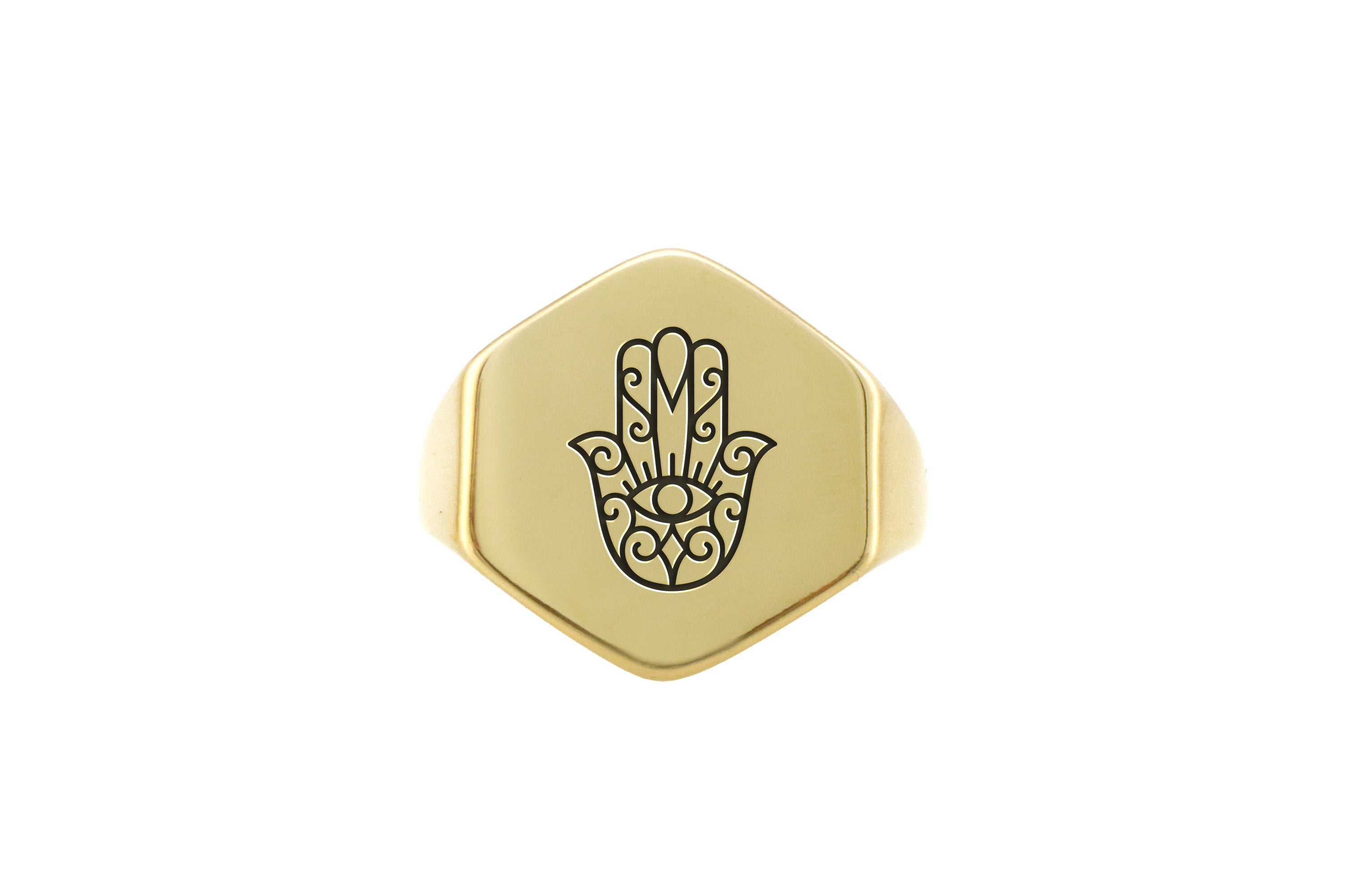 Hamsa Signet Ring