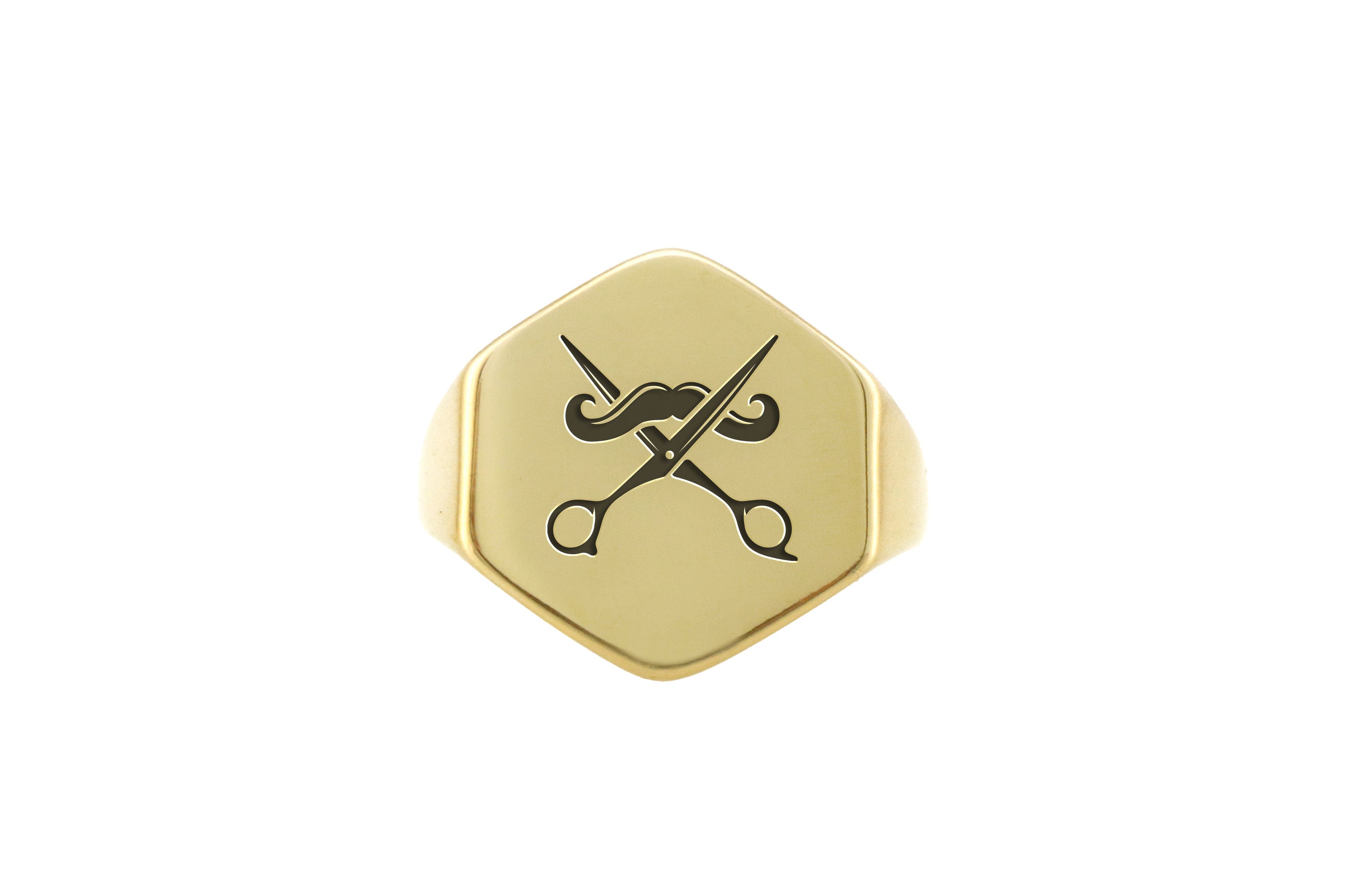 Barber Gold Signet Ring