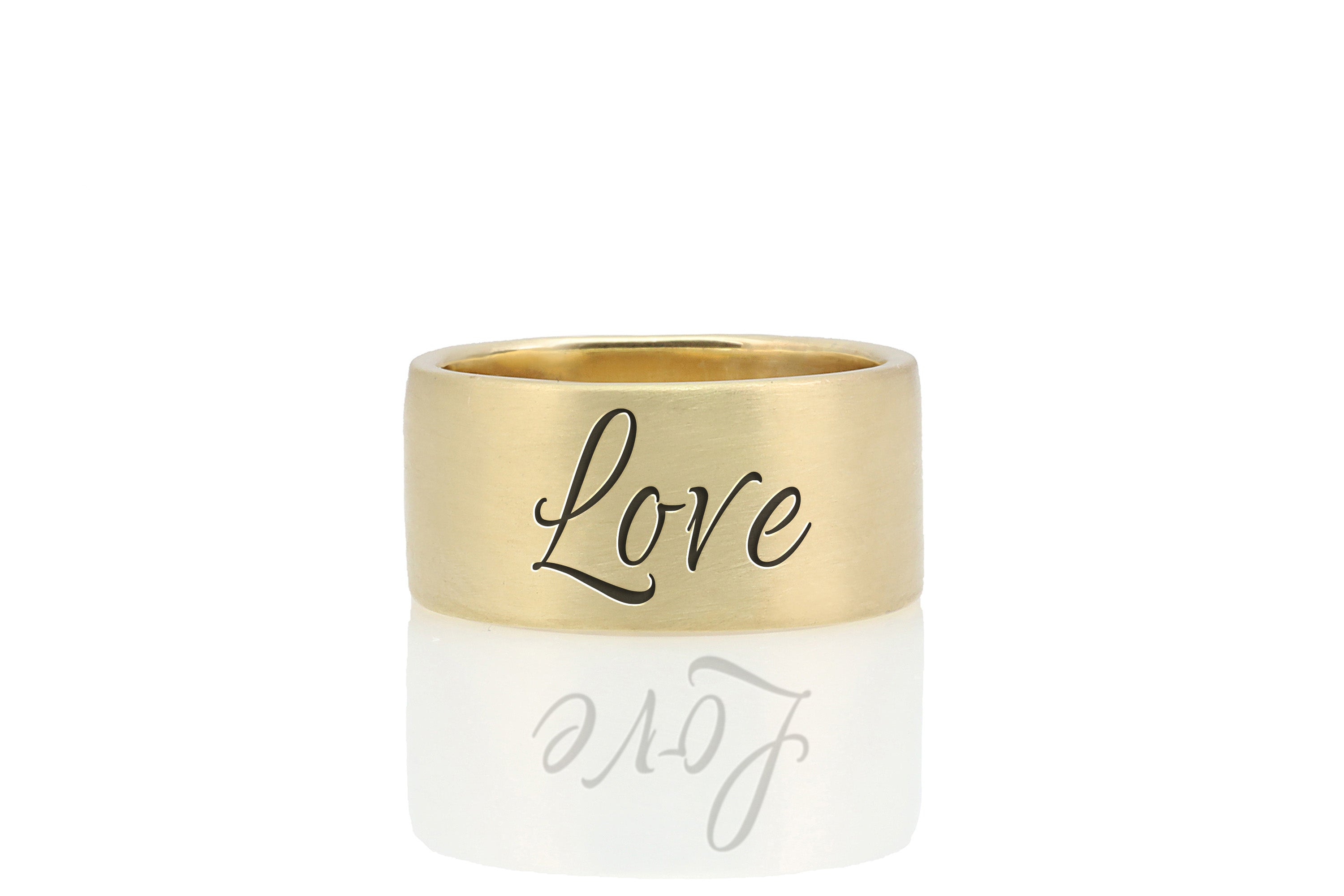 Wide Band Wedding Ring