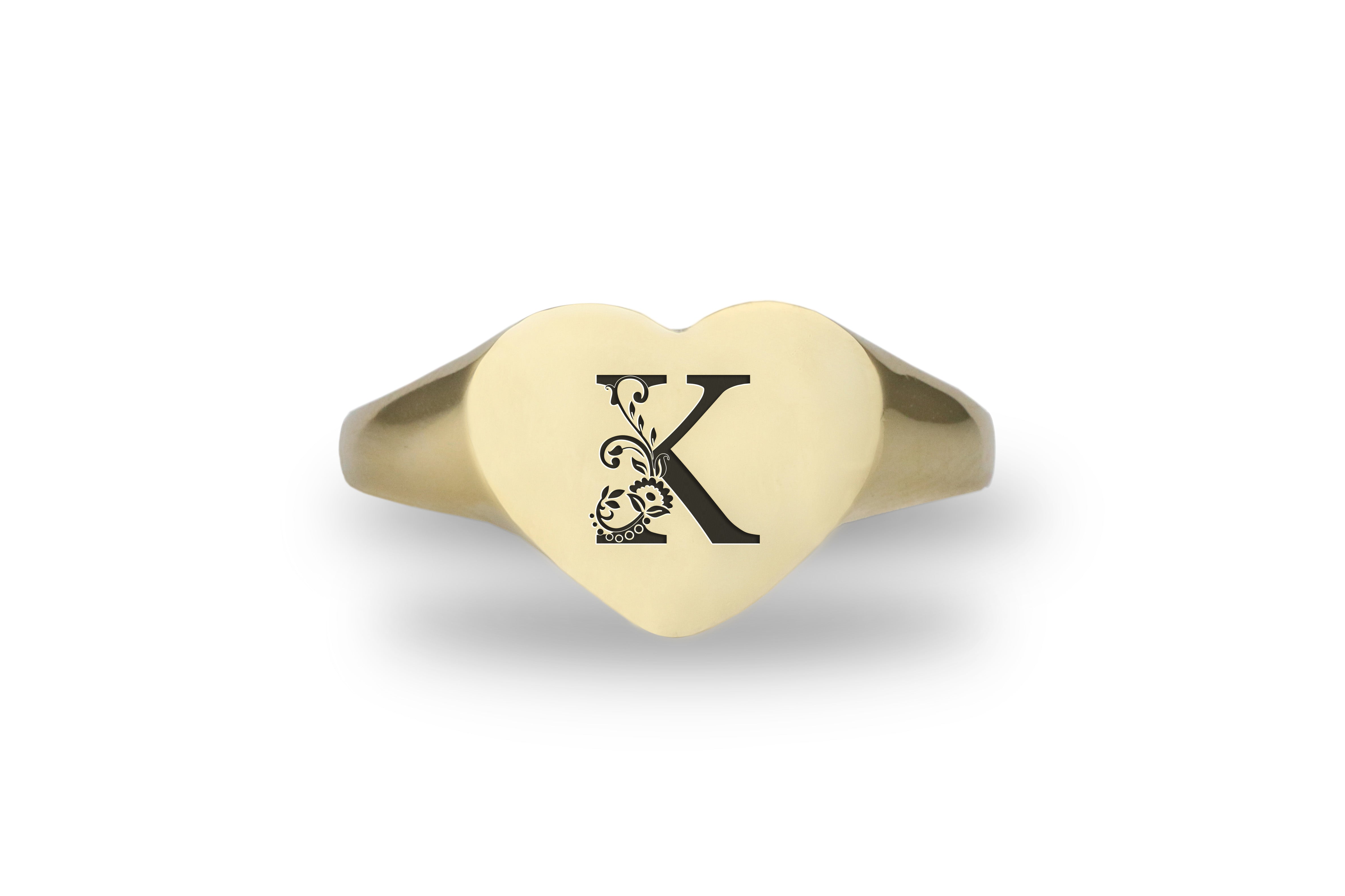 Personalized Initial's Signet Ring