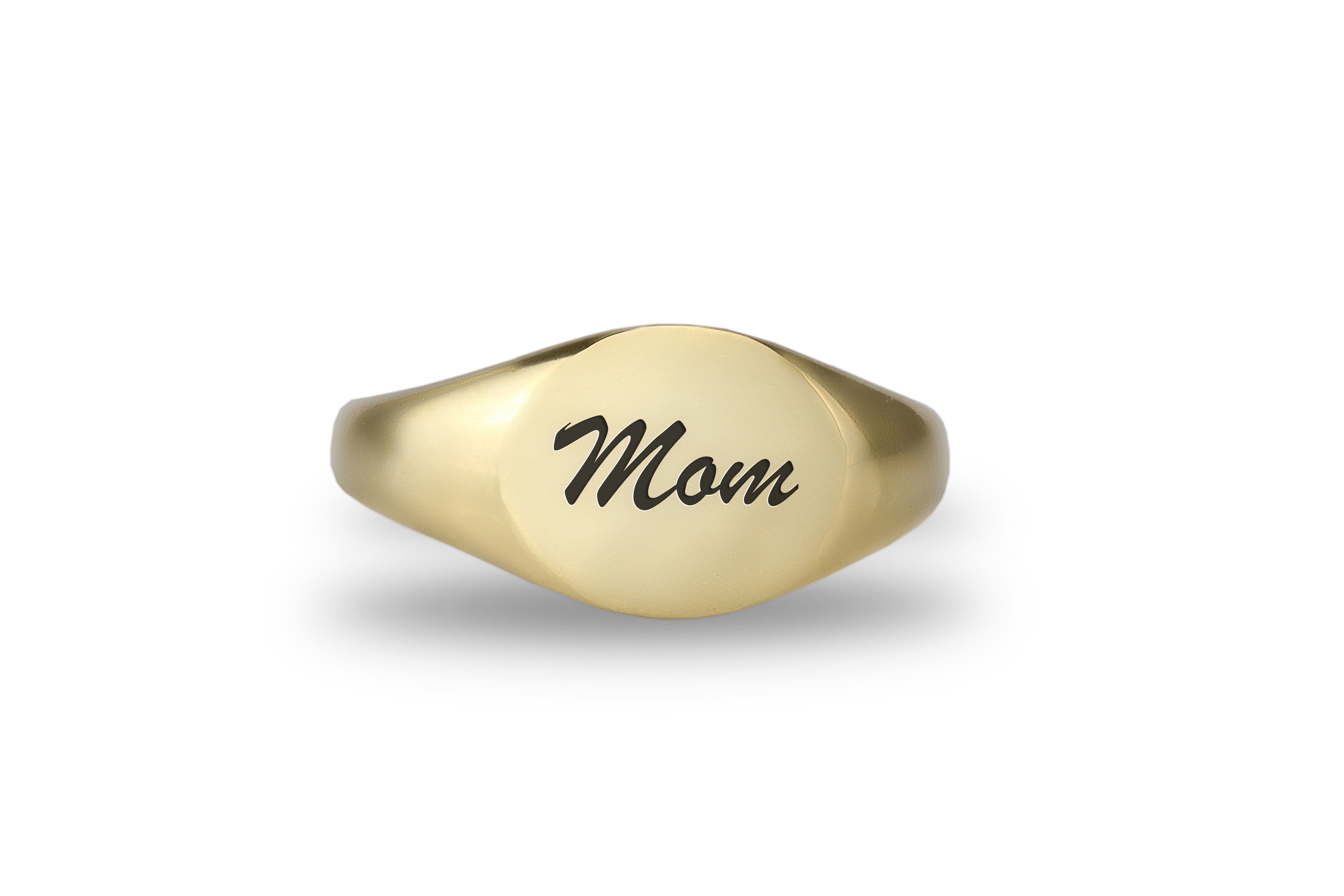 Engraved Mom Ring