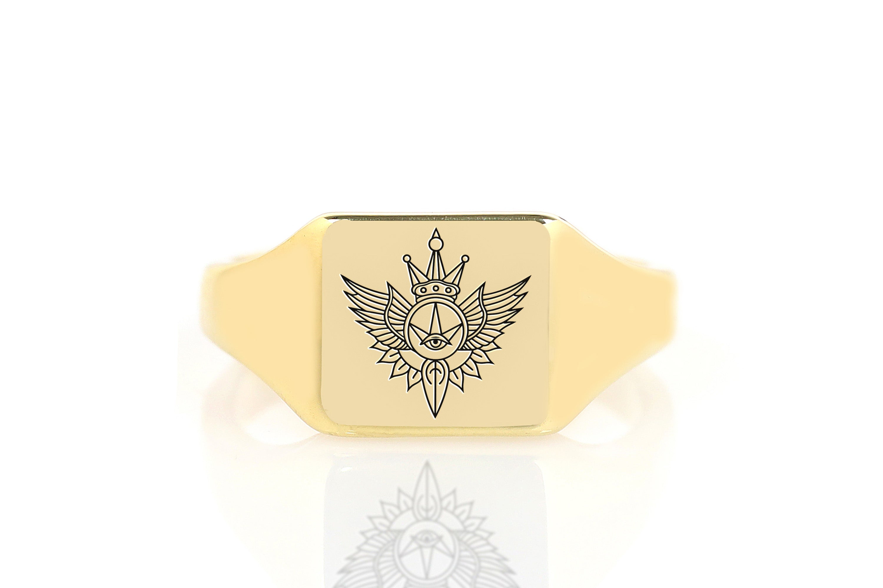 14k Gold Masonic Ring