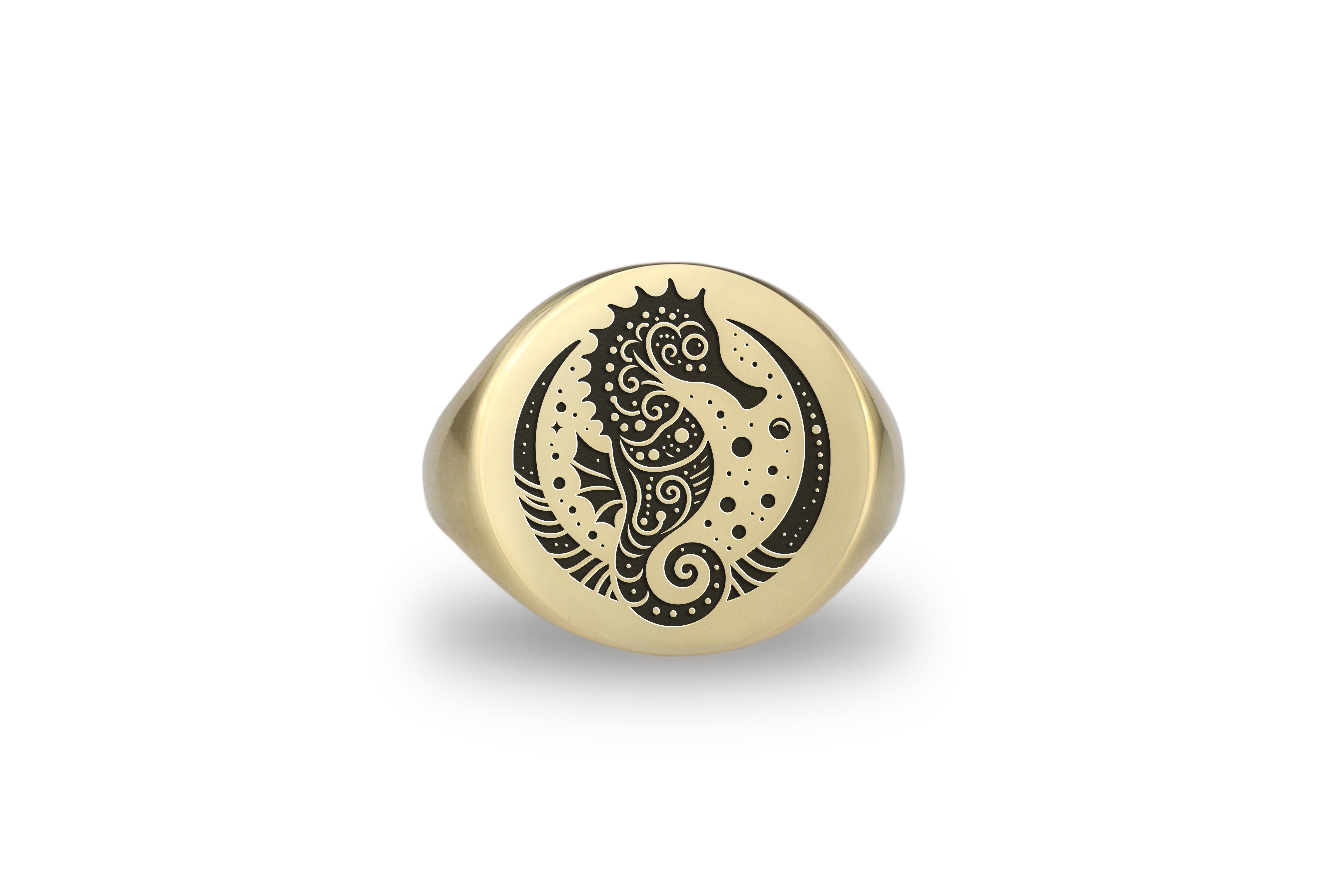 Cute Sea Horse Ring