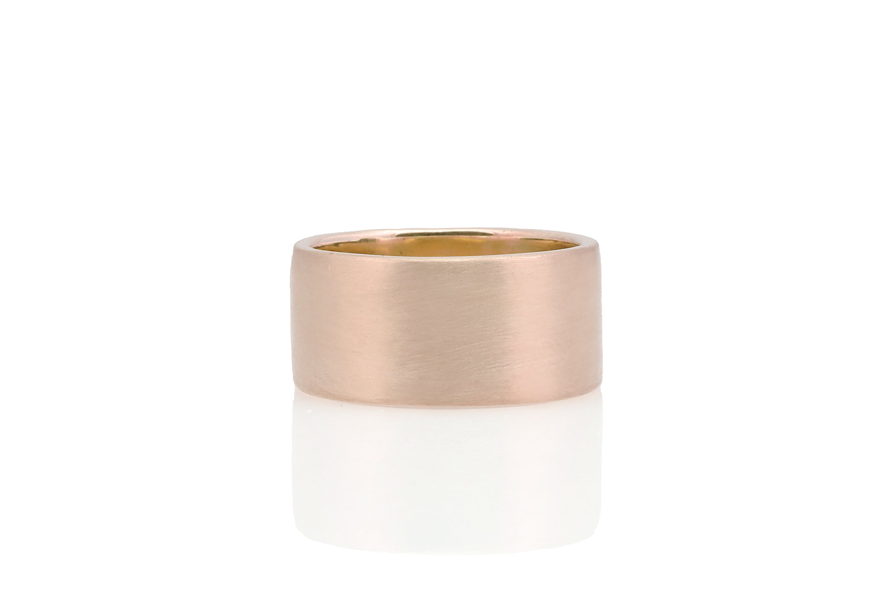 Brushed Silver Wedding Band