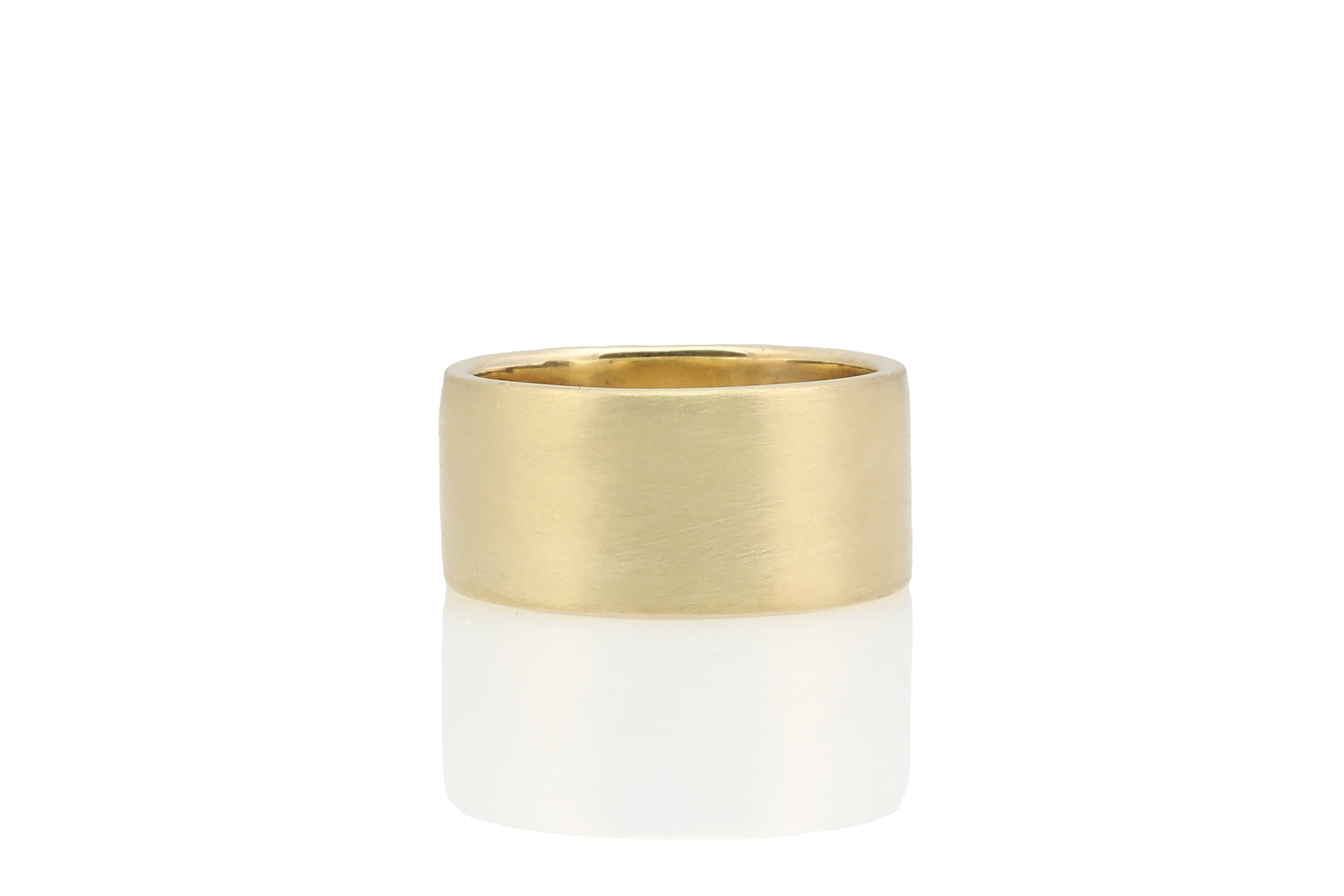 Brushed Silver Wedding Band