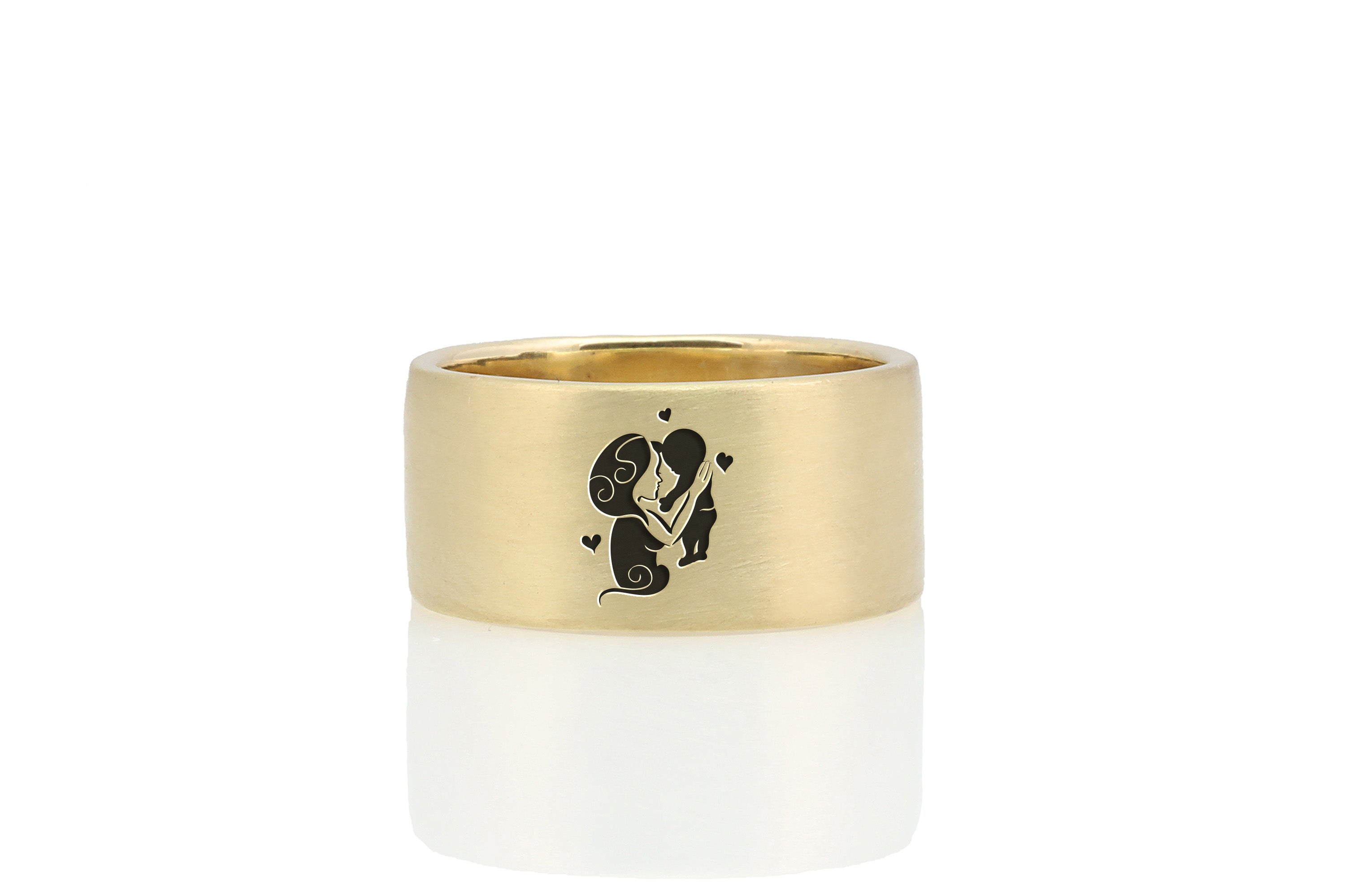 Mom And Baby Gold Ring