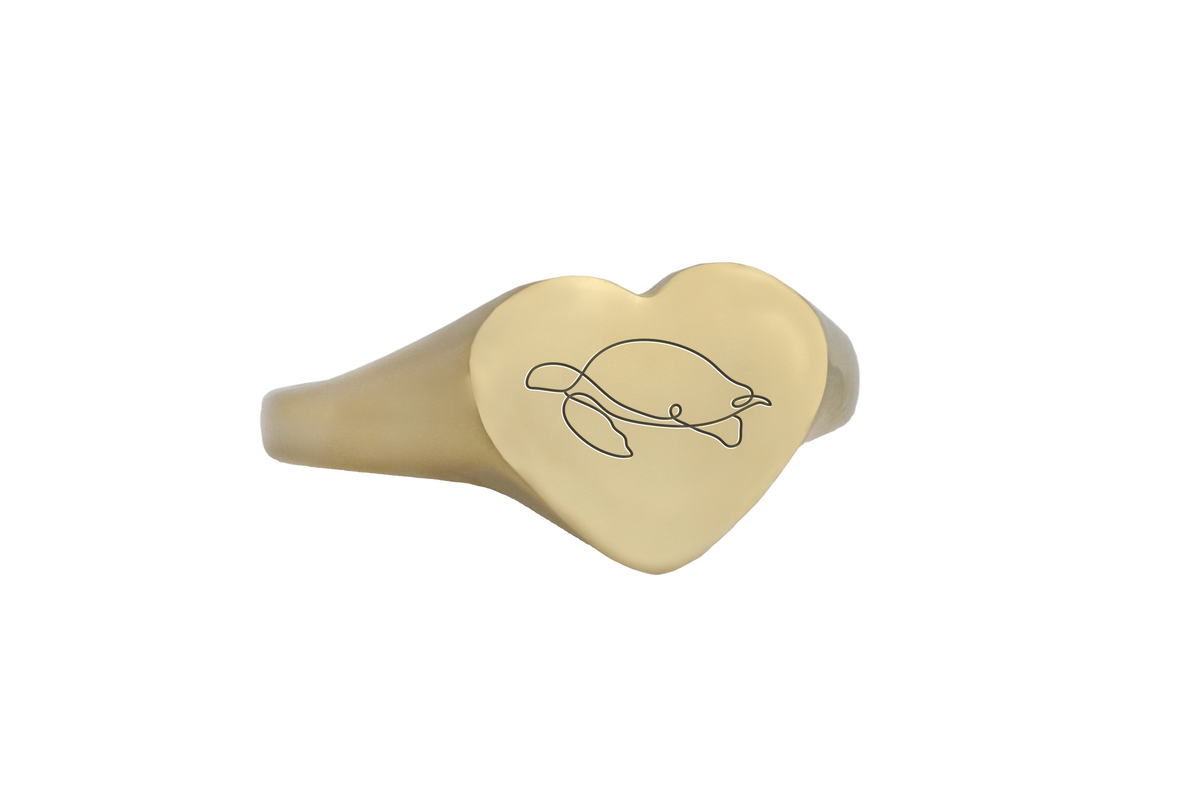 14k Gold Turtle Ring