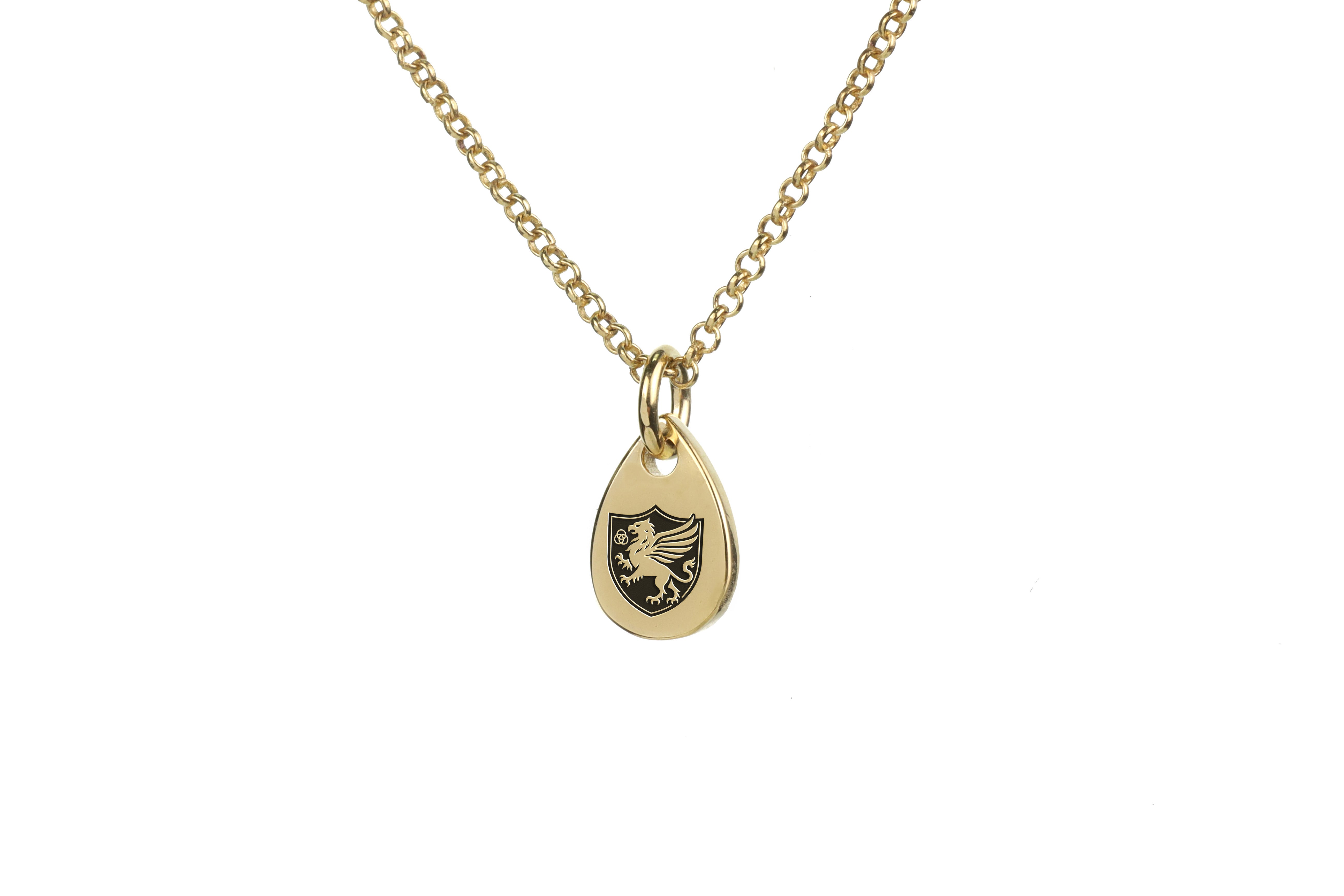 14k Gold Griffin Pendant Necklace