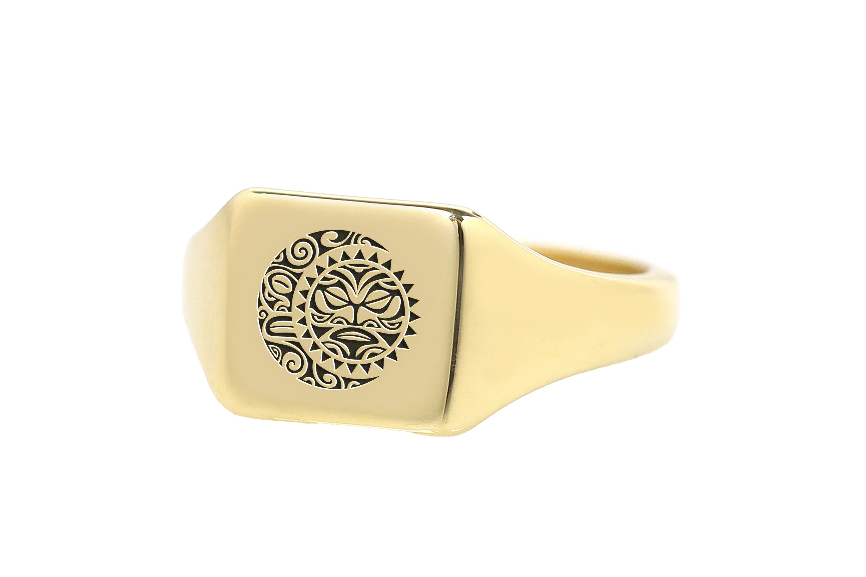 14k Gold Samoan Symbol Ring