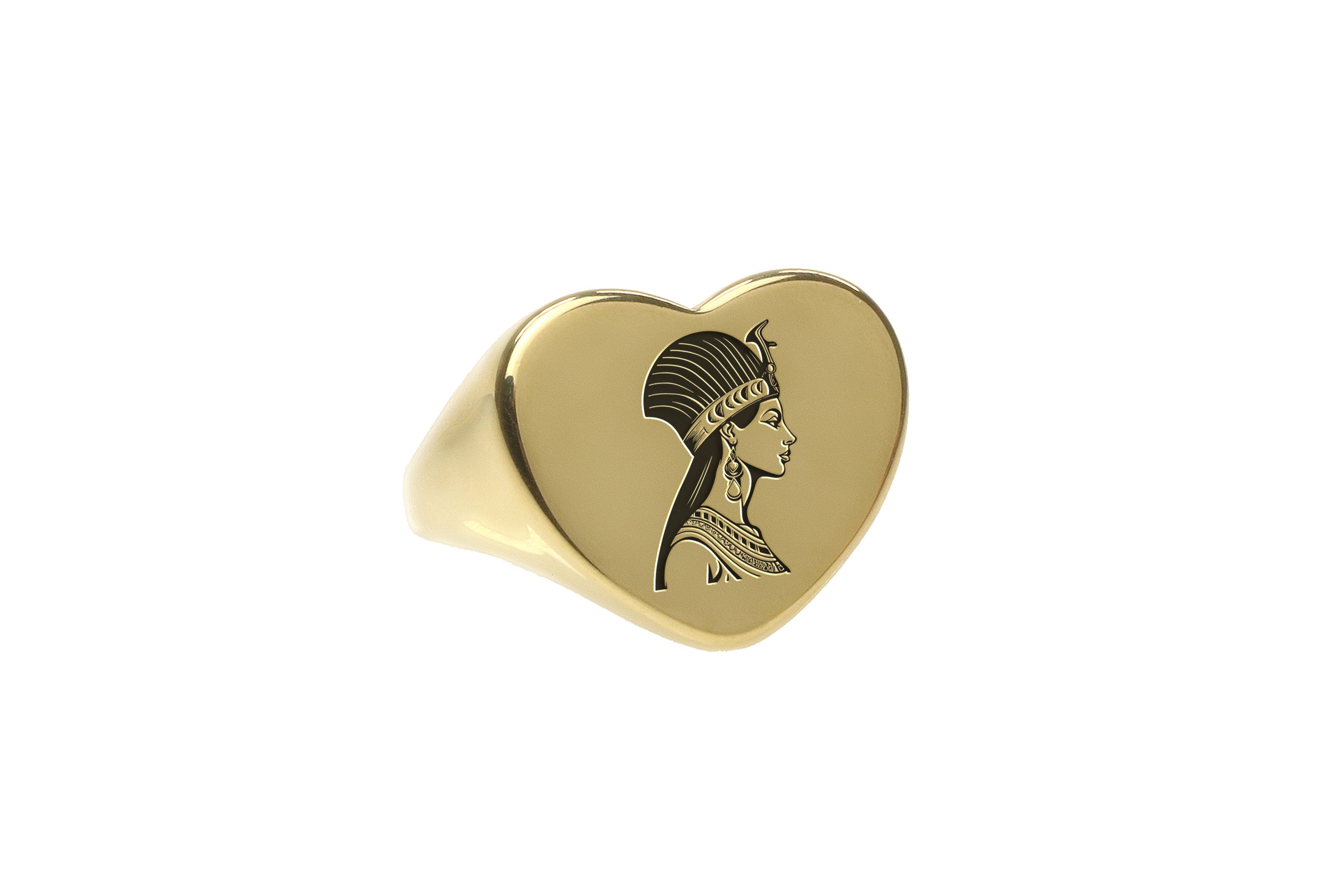 Heart-Shaped Cleopatra Ring