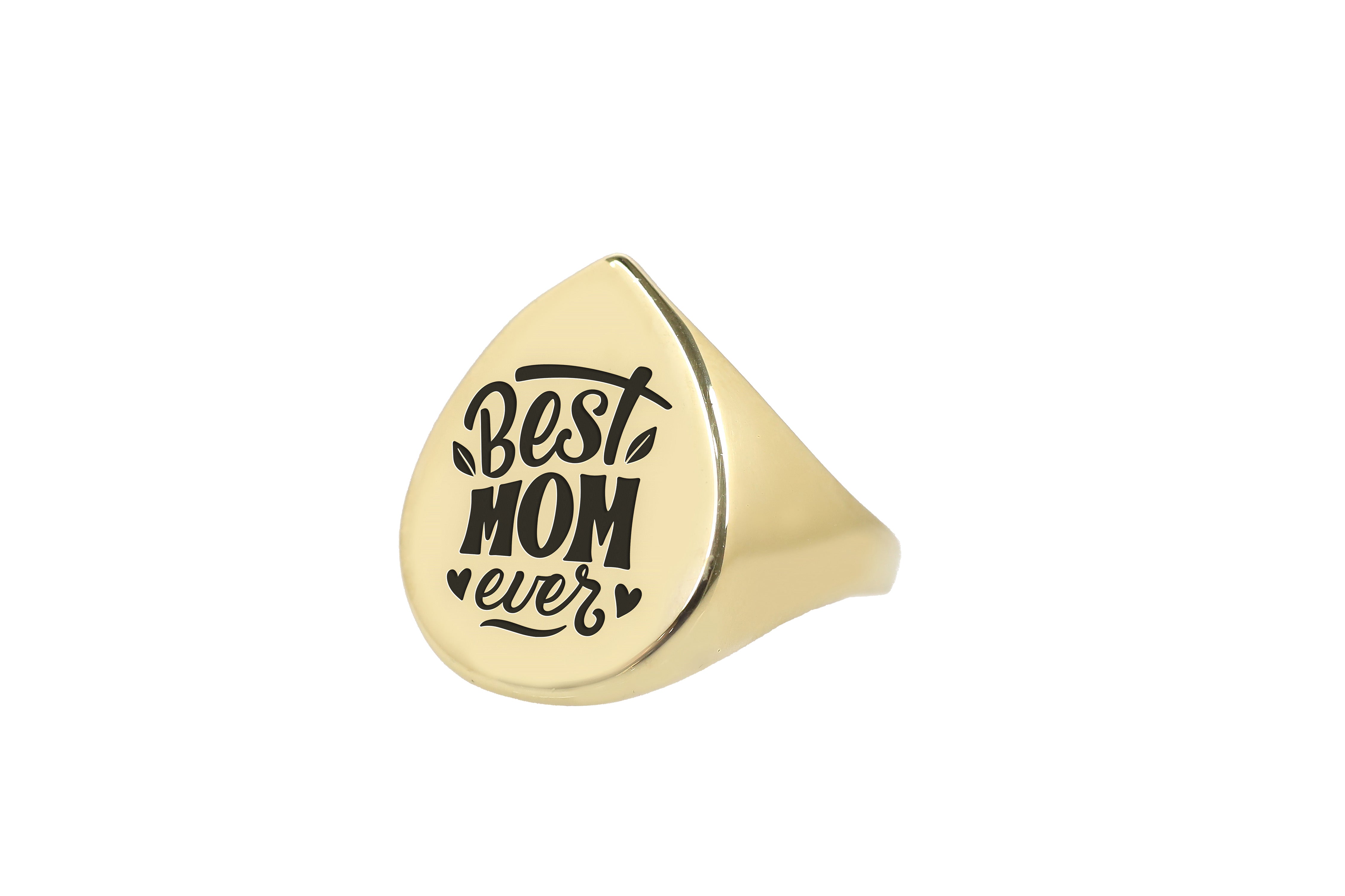 Best Mom Engraved Ring