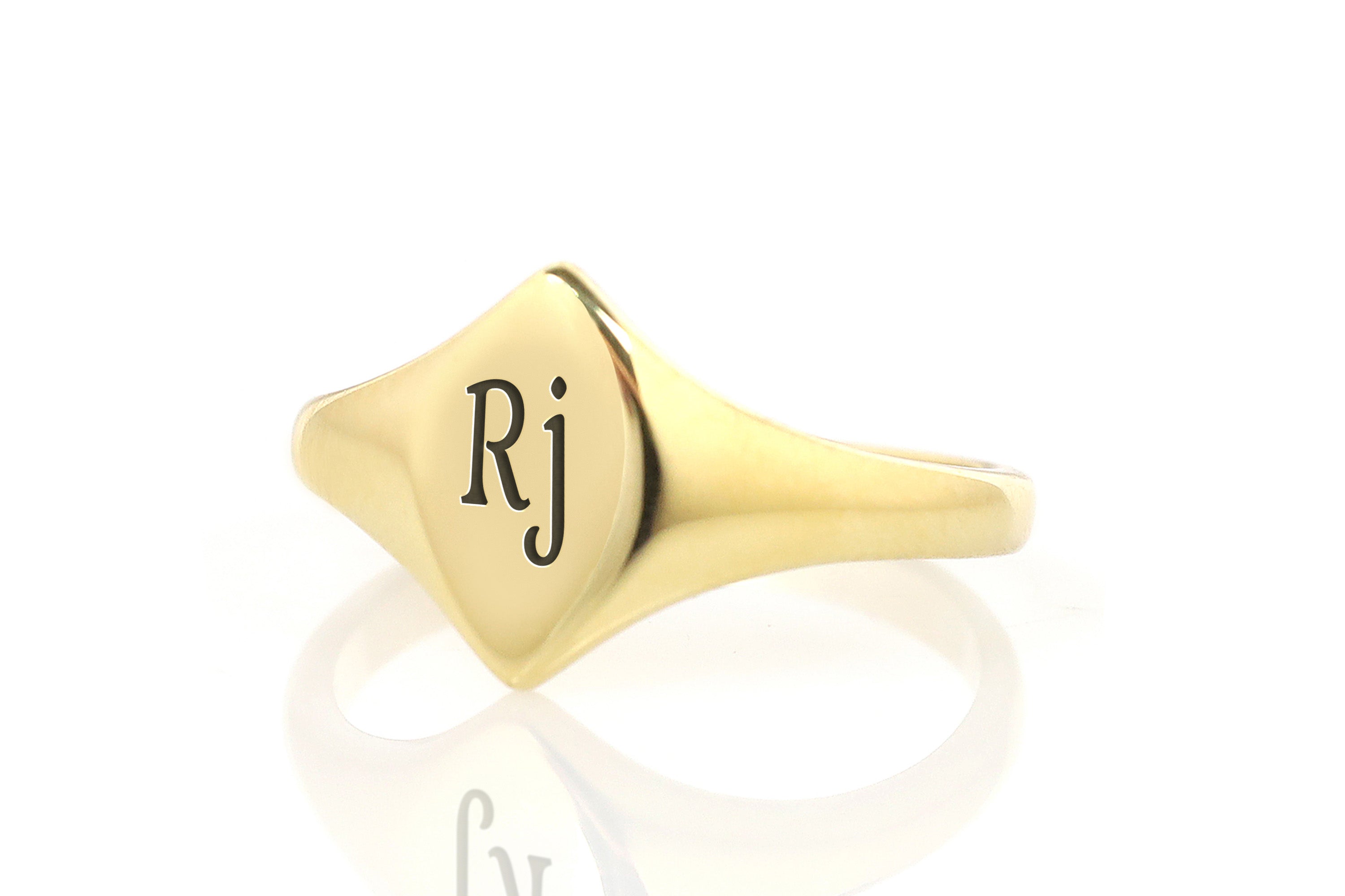 Name Initial's Signet Ring