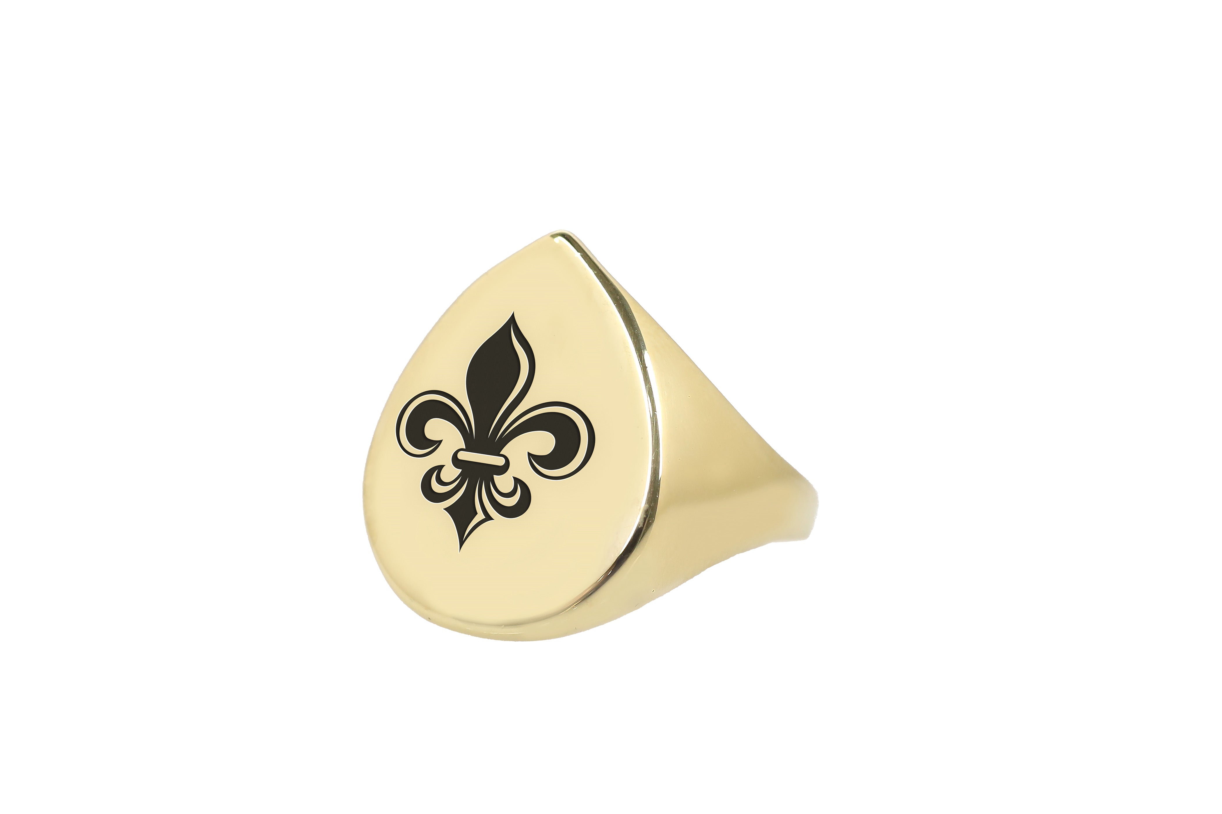 14k Gold Royal Symbol Ring