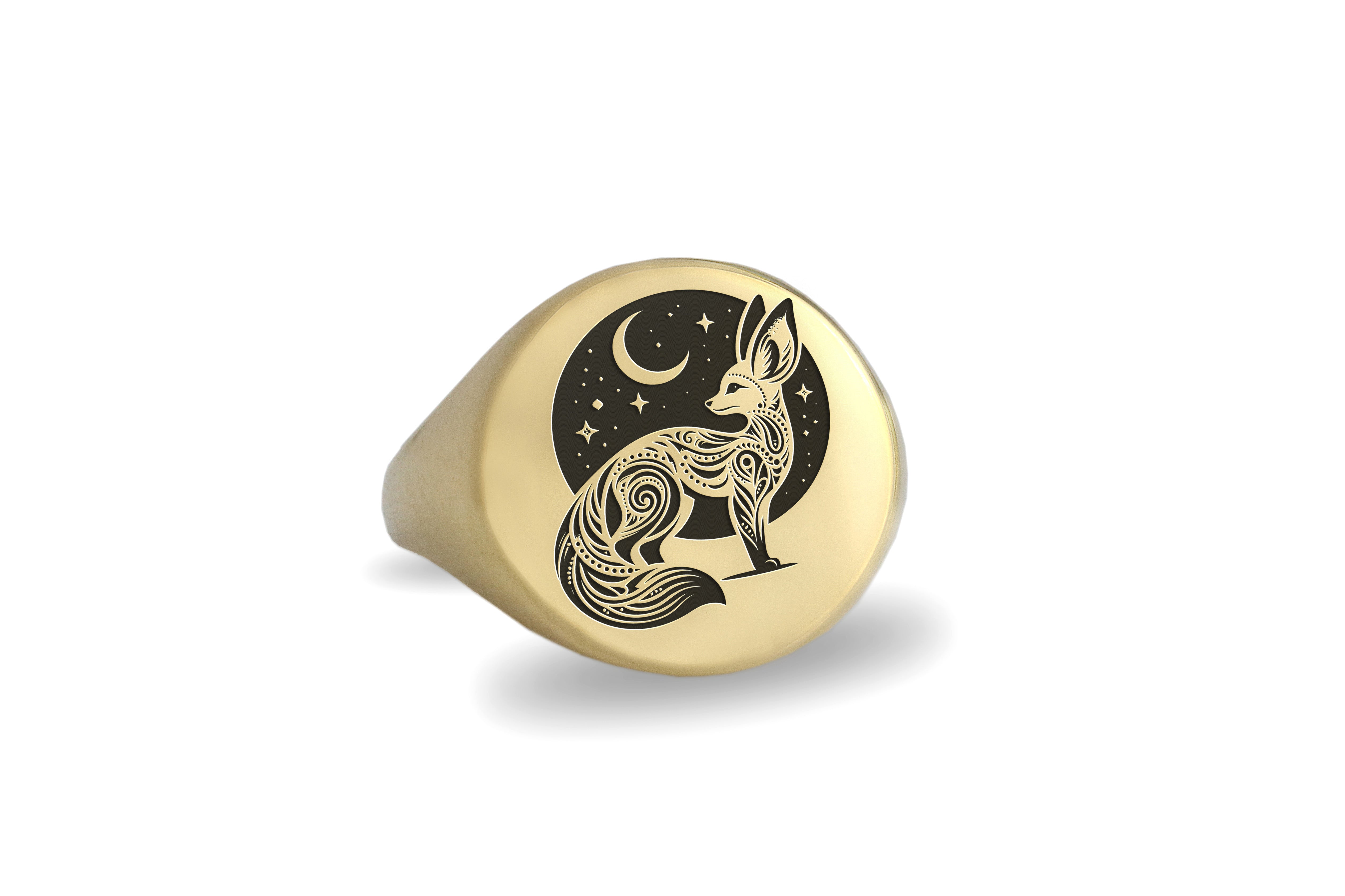 Mystical Fennec Fox Ring