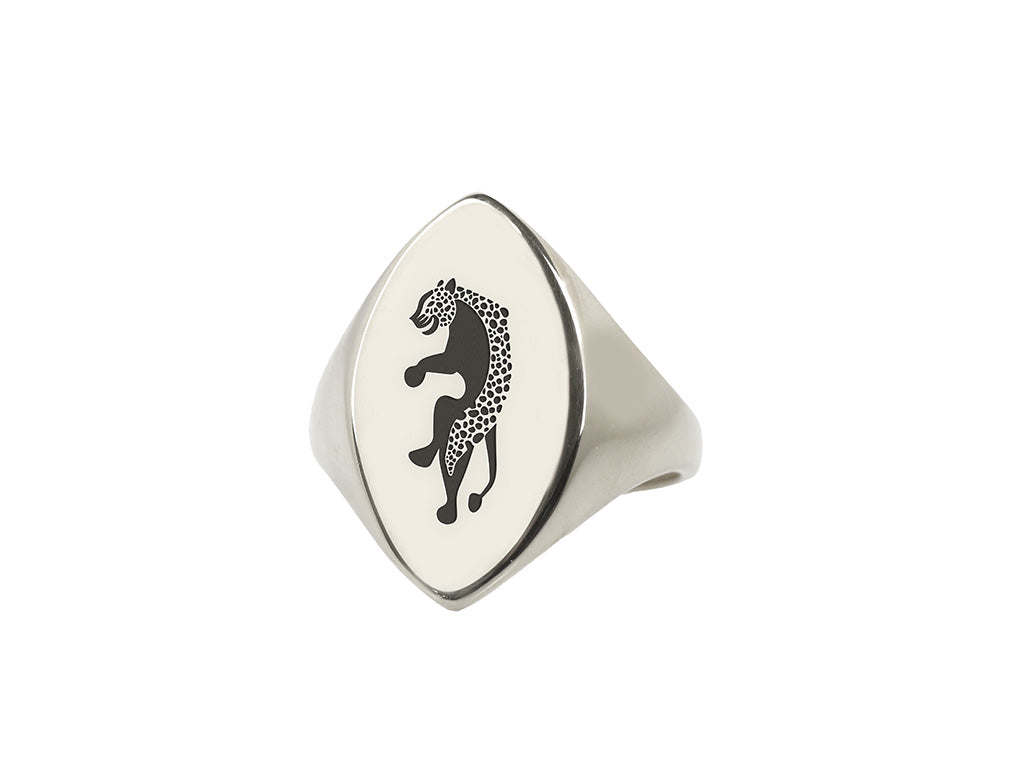 925 Sterling Silver Leopard Ring