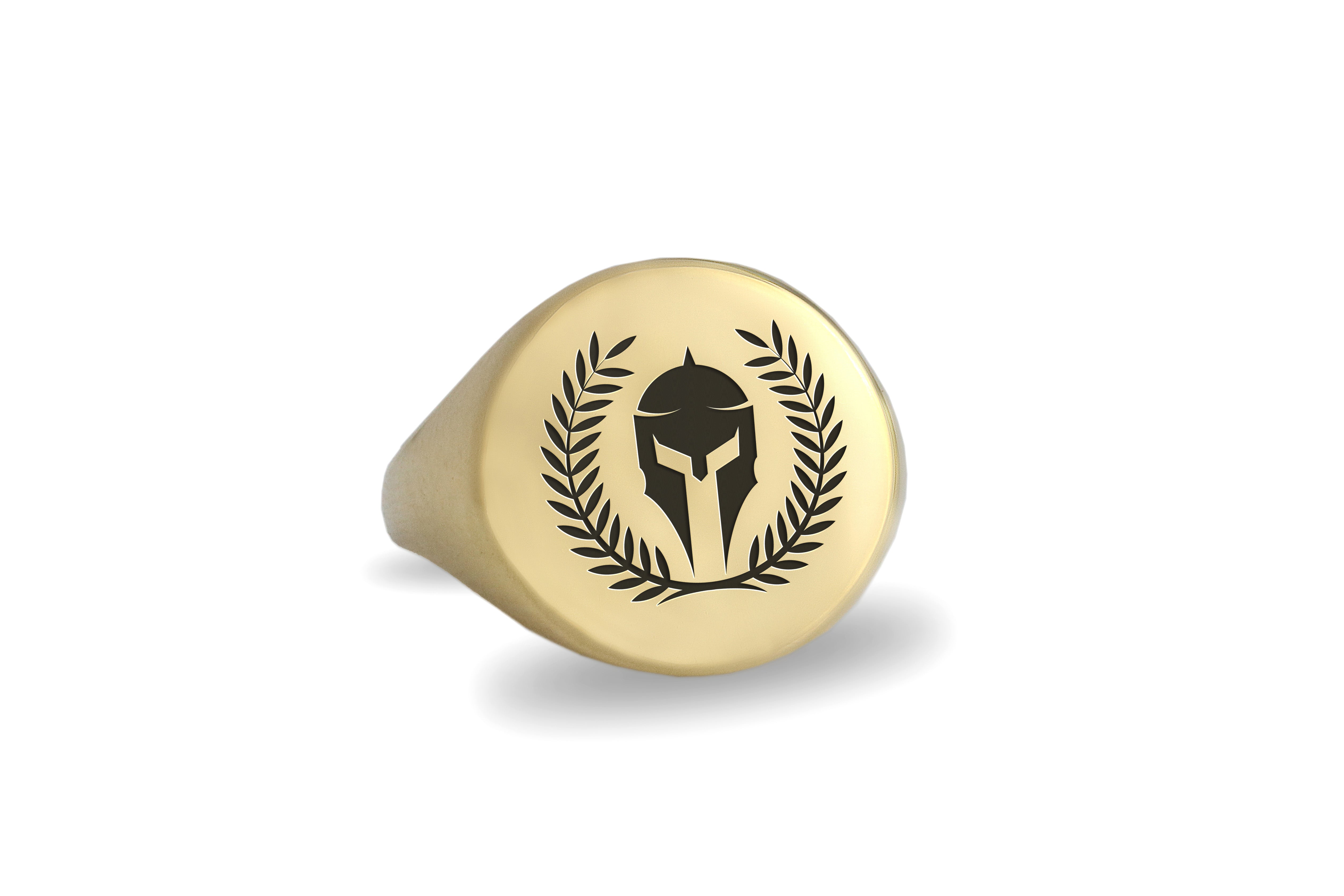 Spartan Gold Signet Ring