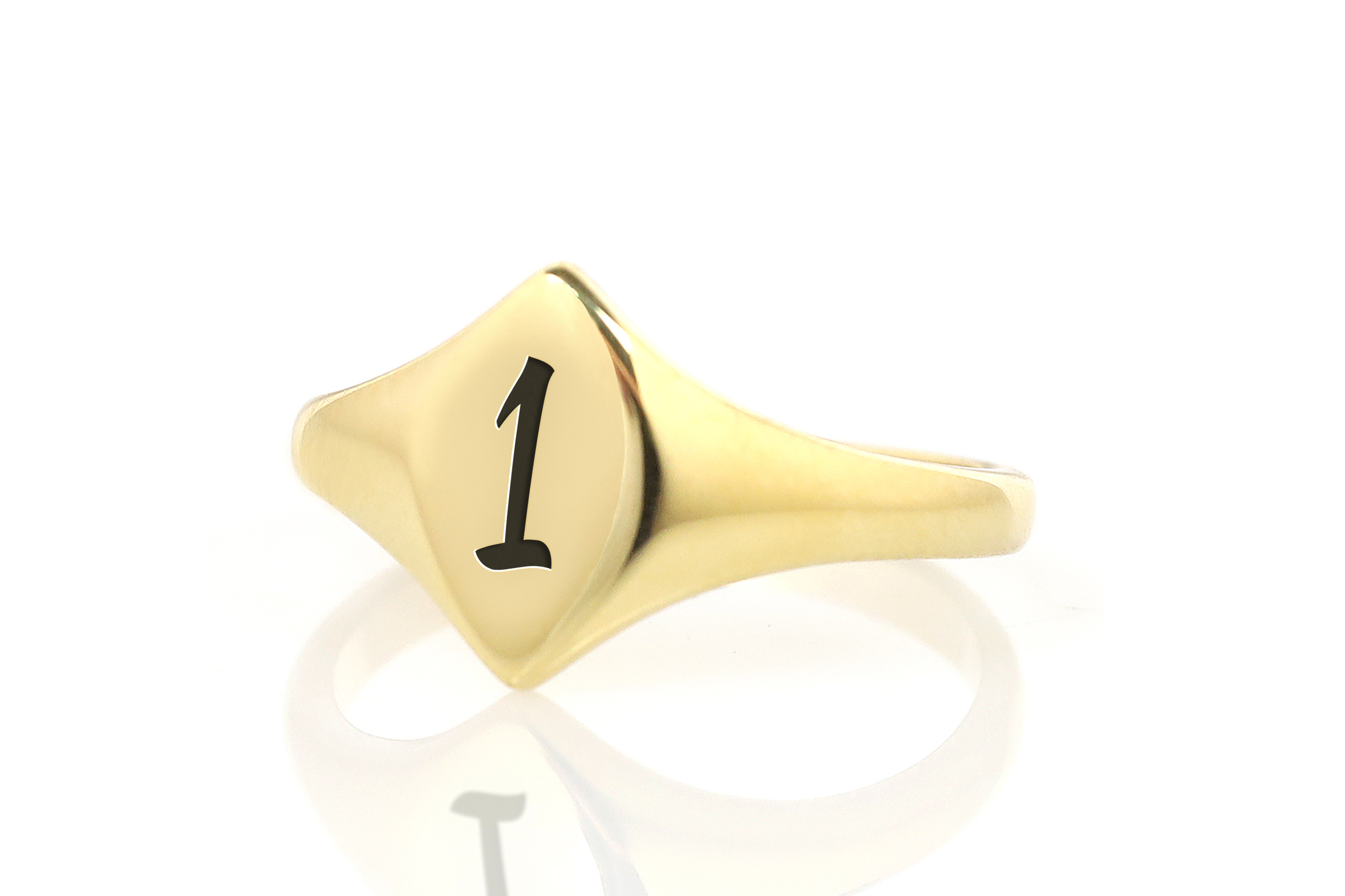 Engraved Number Ring