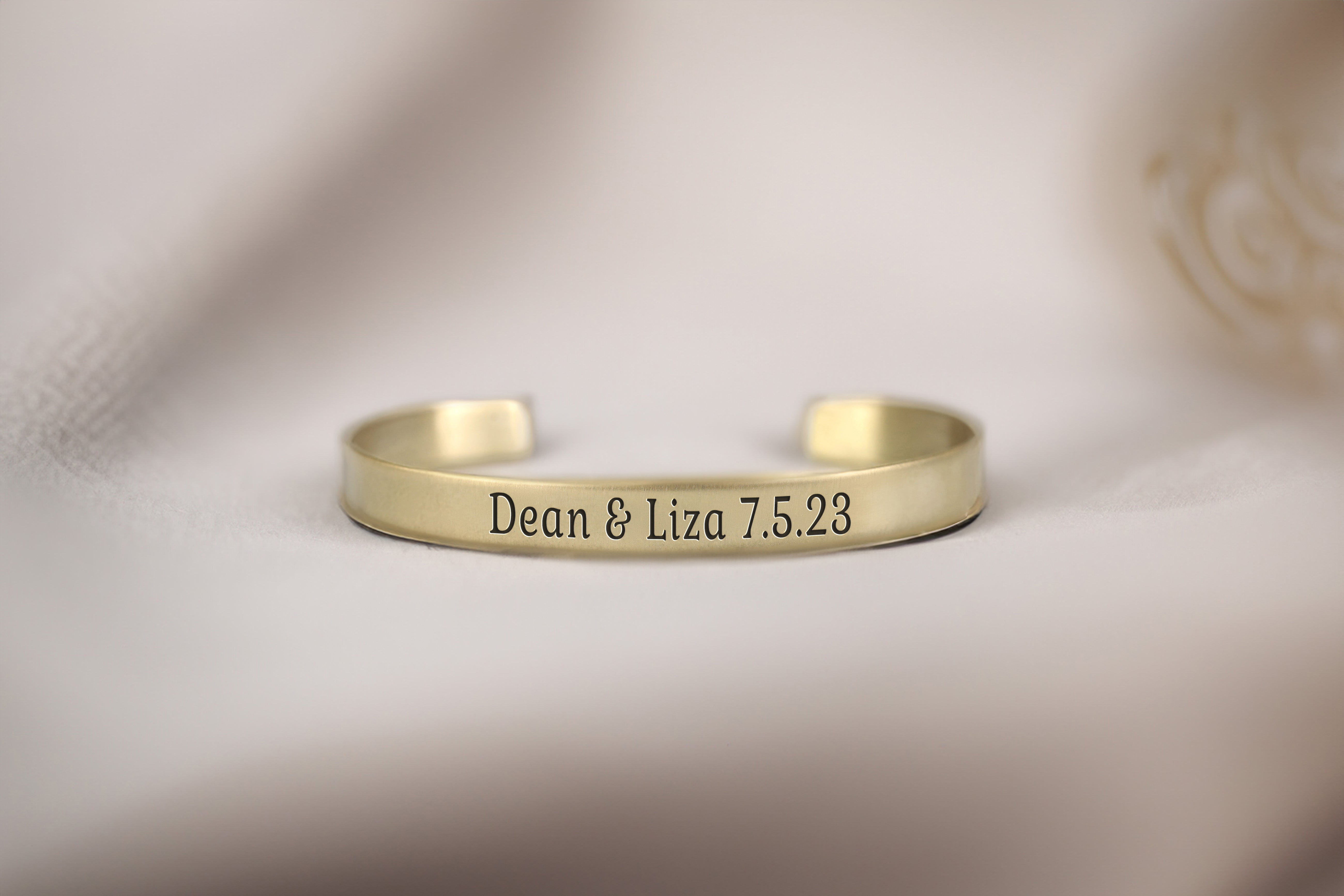 14k Gold Couples Bracelet