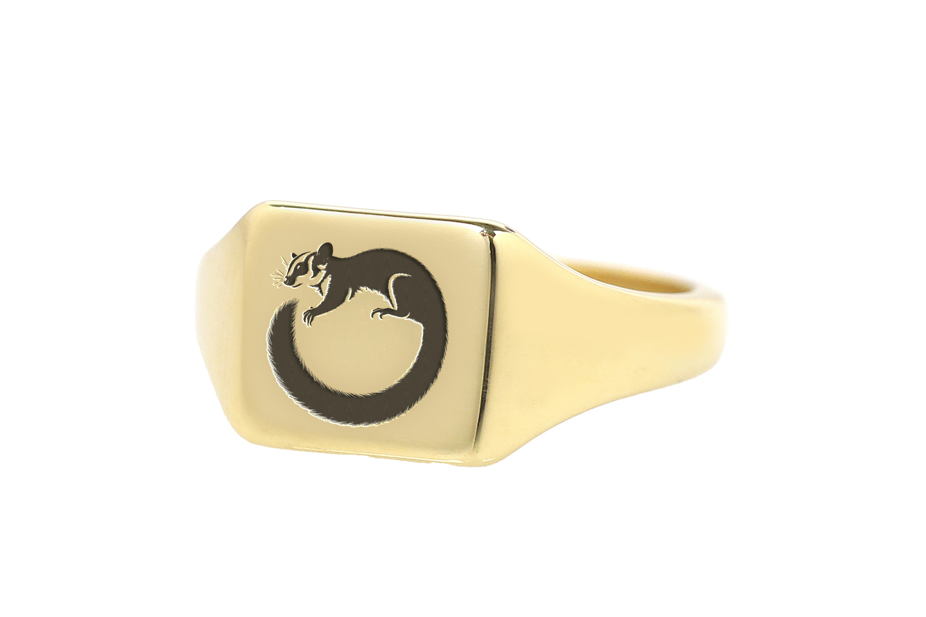 Sugar Glider Engraving Ring