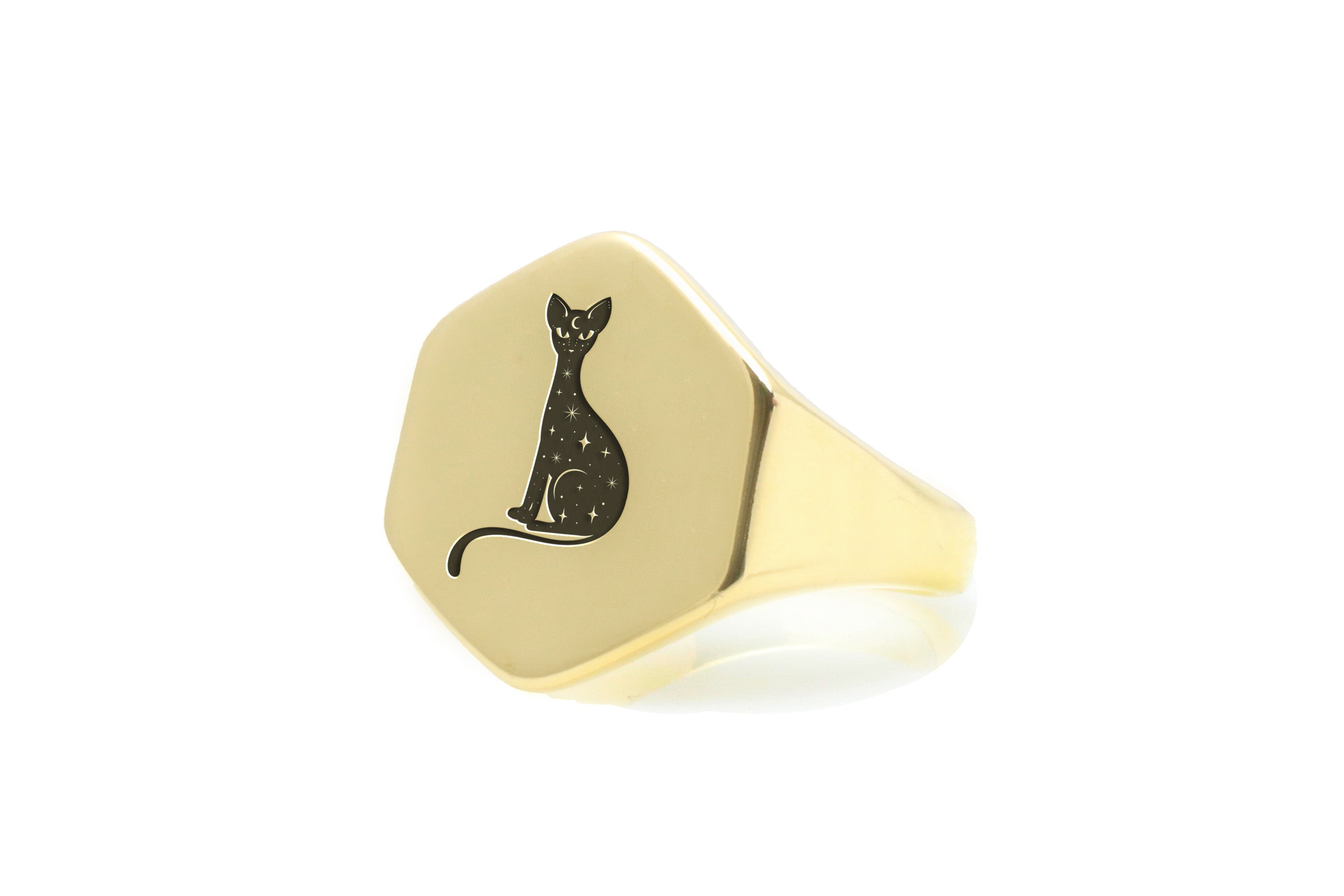 Mystical Sphynx Cat Ring