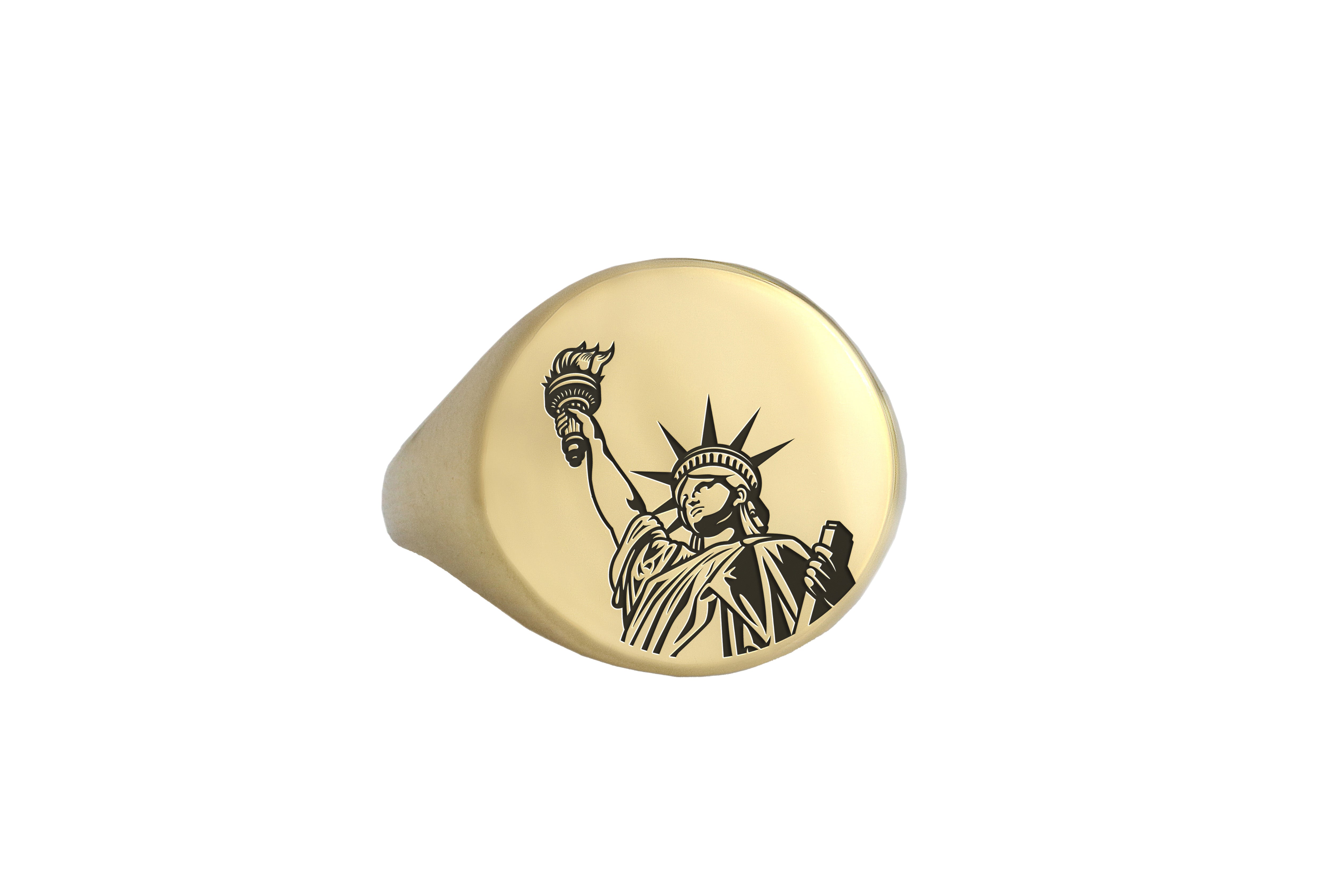 Statue of Liberty Bold Statement Ring