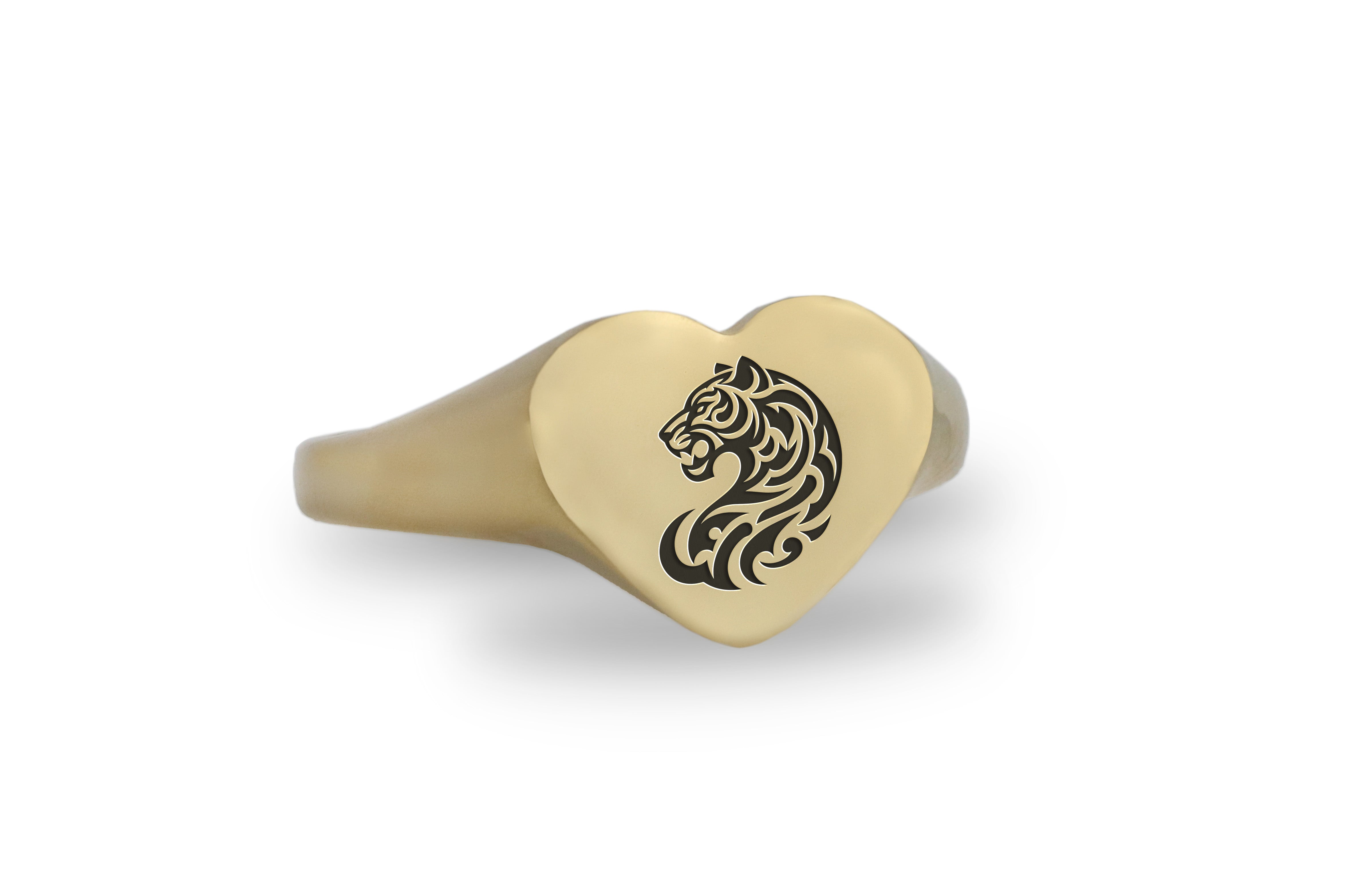 Jaguar Gold Signet Rin