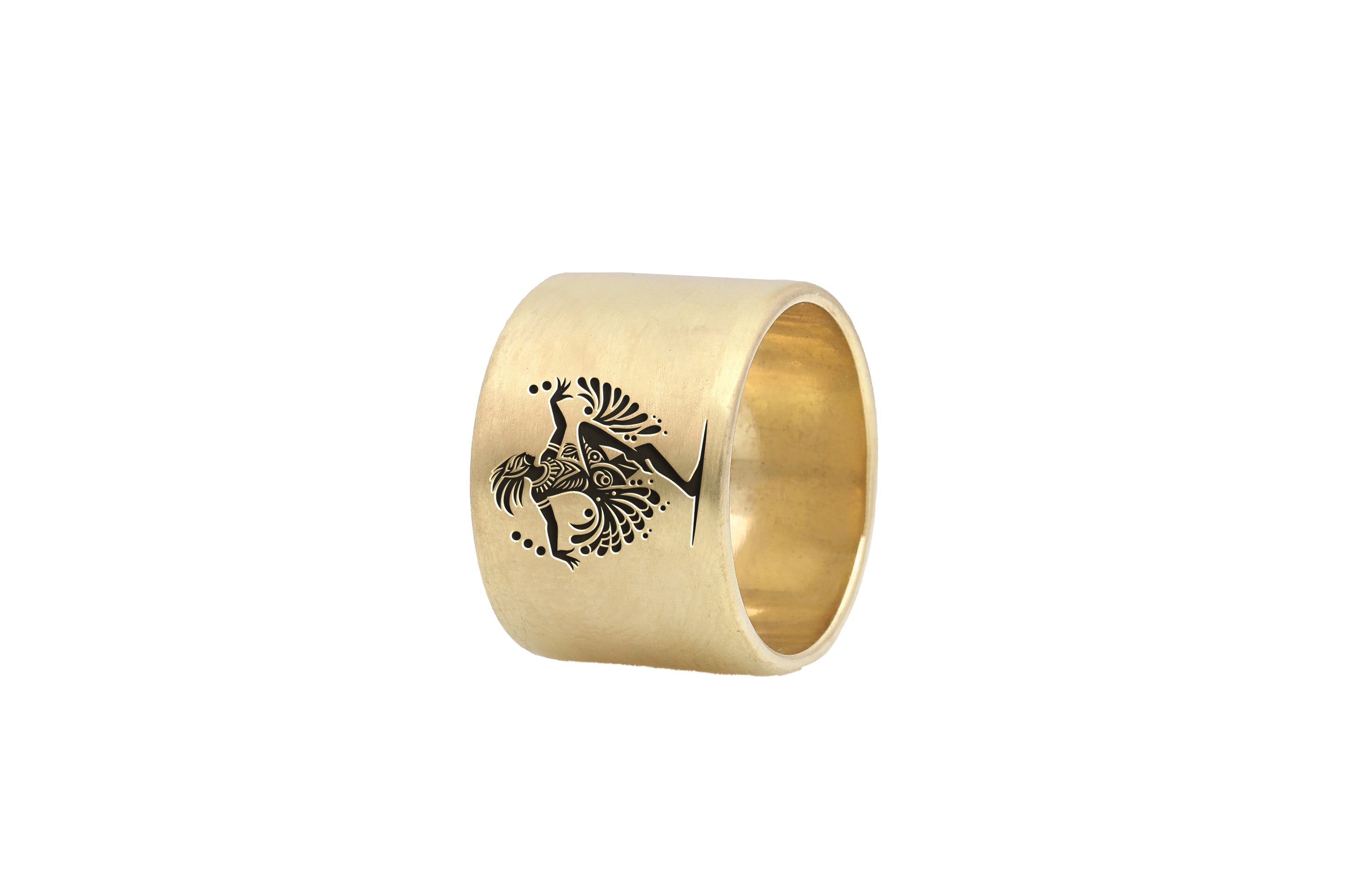 African Tribal Wide Ring