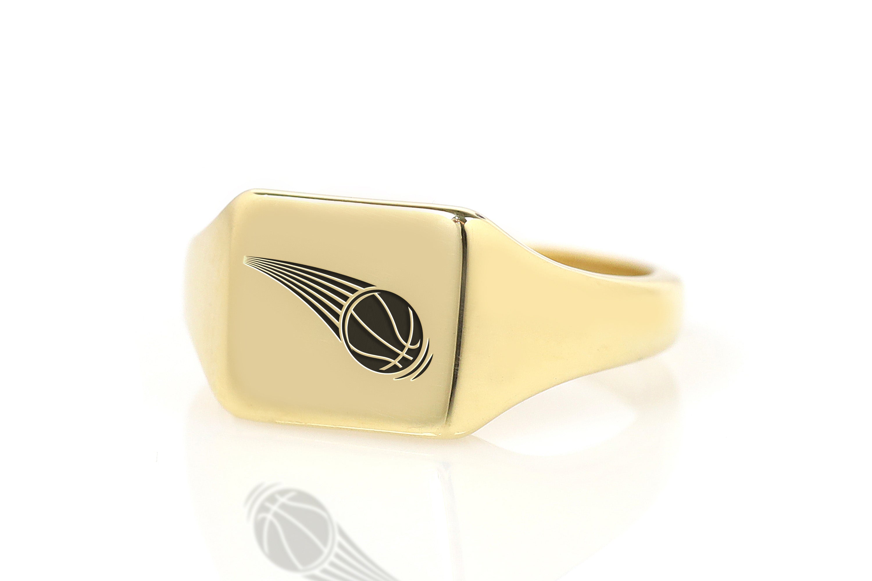 Custom Basketball Signet Ring