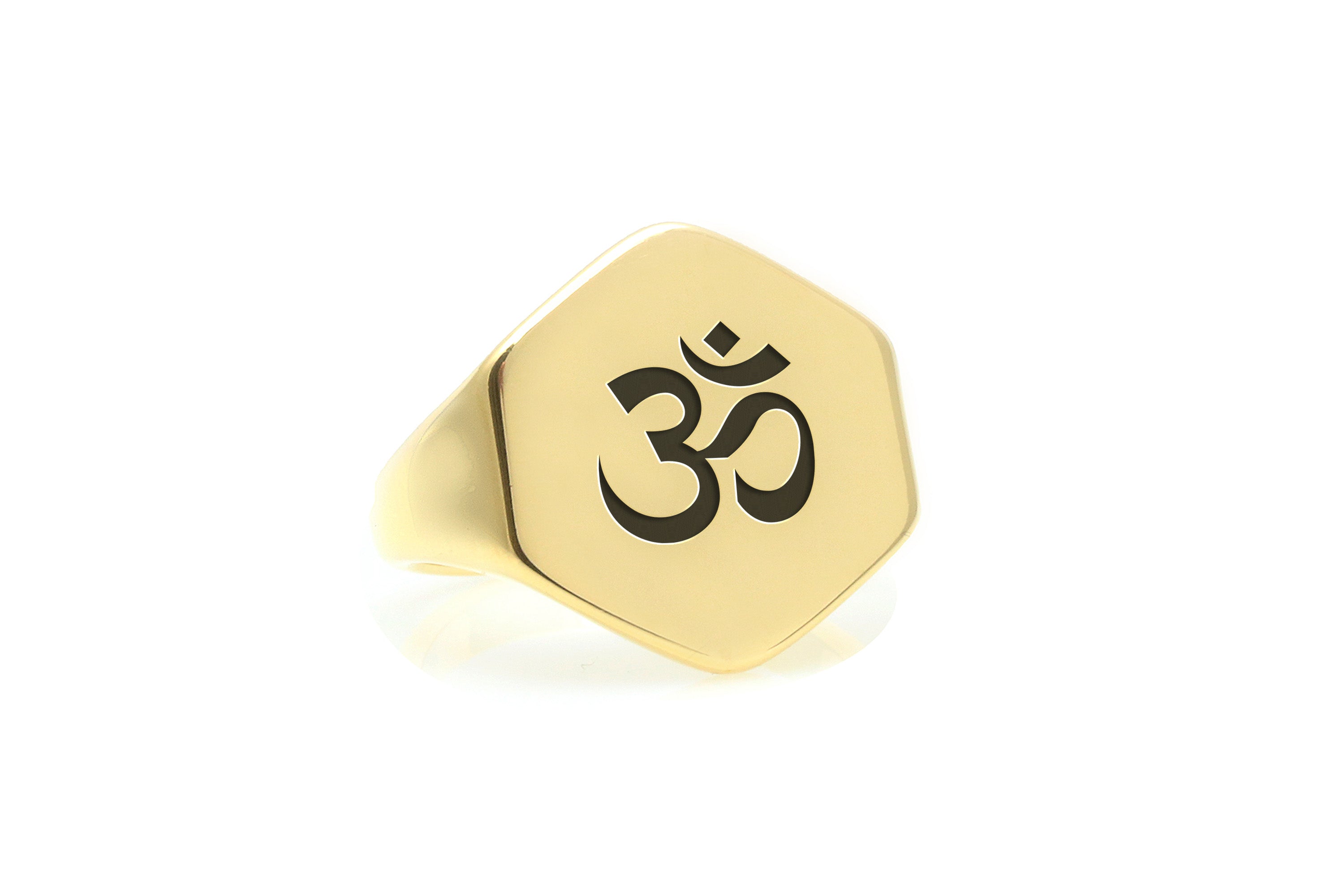 Hinduism Engraved Signet Ring