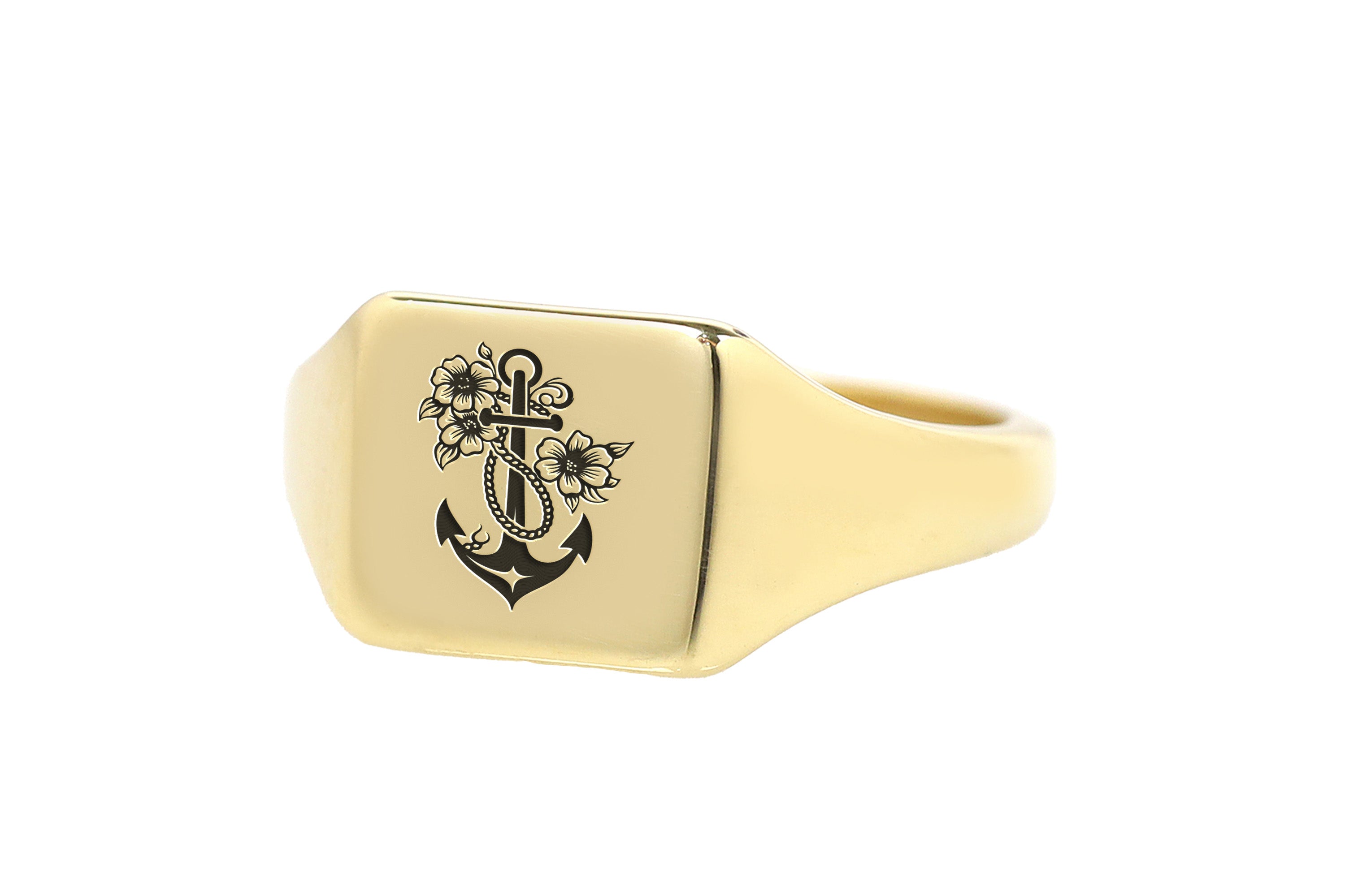 Floral Anchor Ring