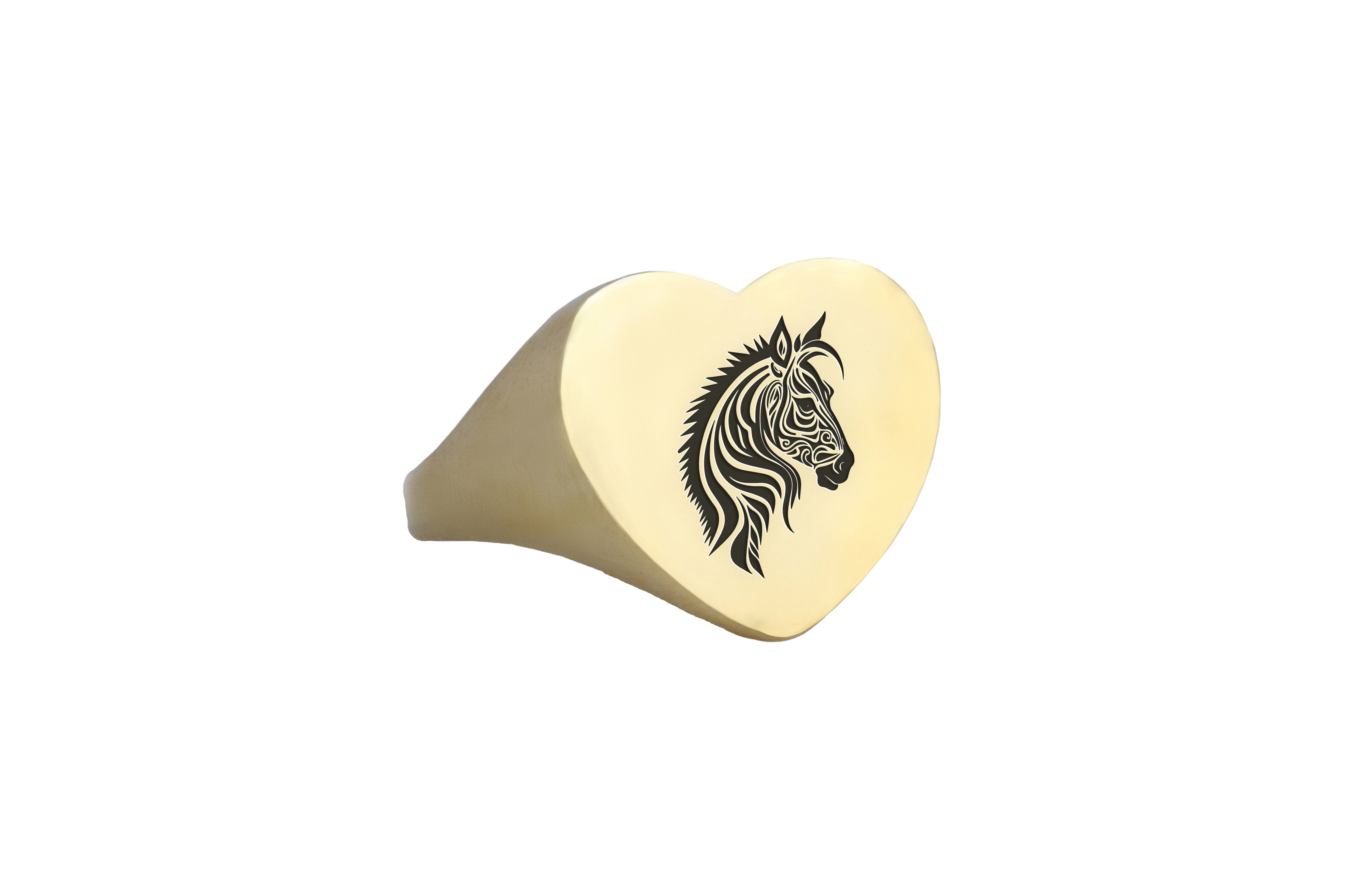 Custom Tribal Horse Ring