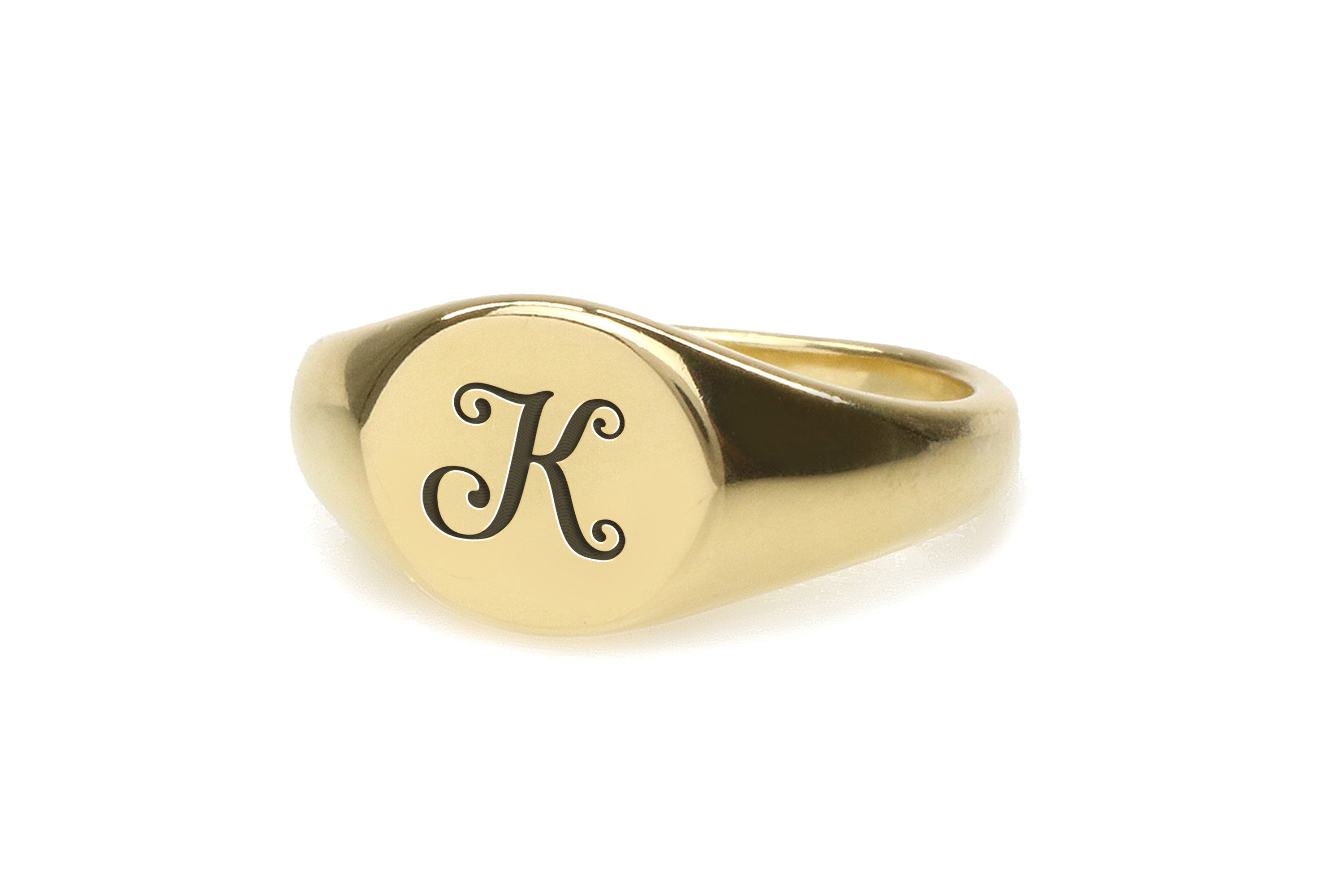 Vintage Letter Signet Ring