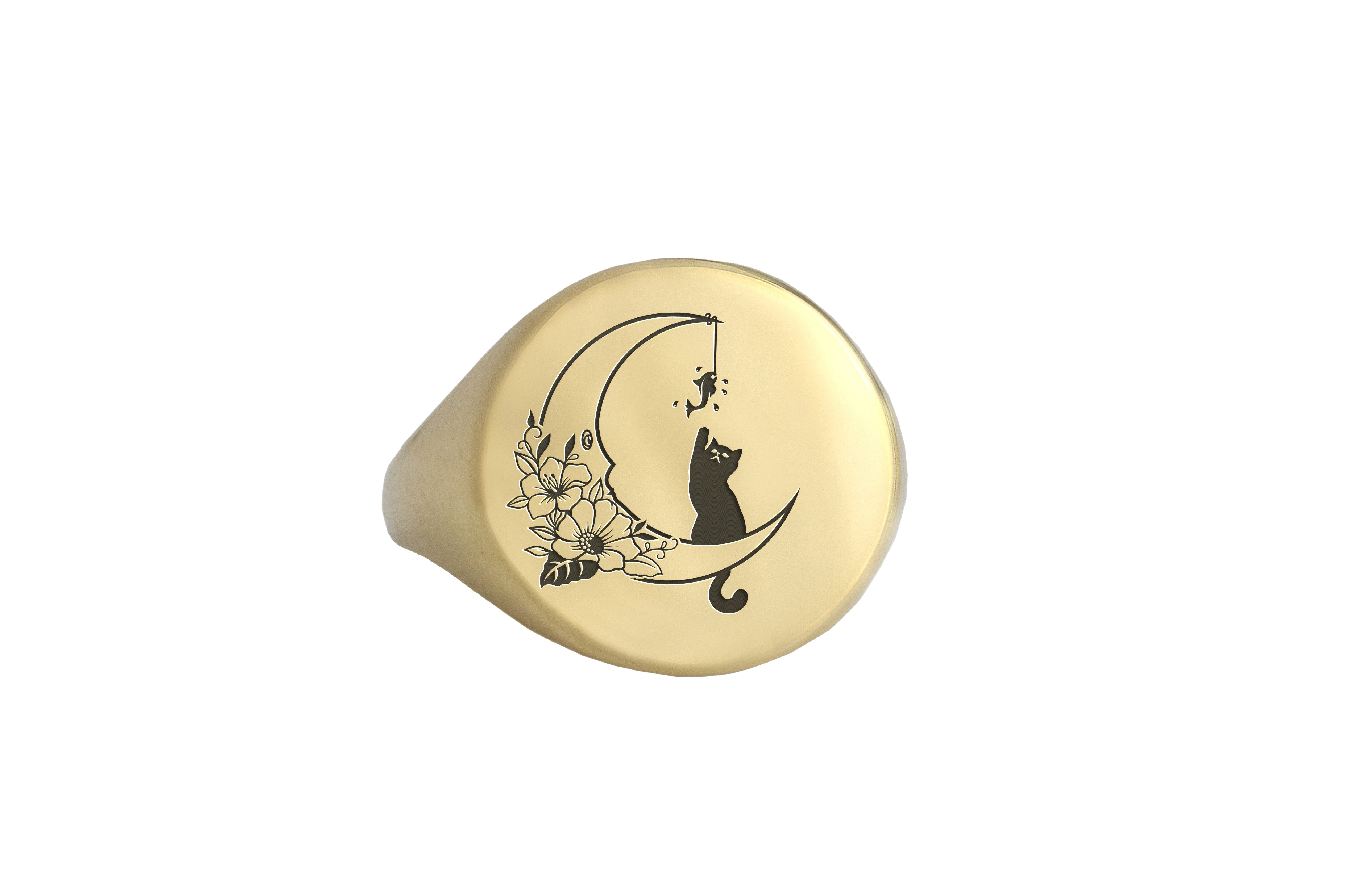 Cat Bold Statement Ring