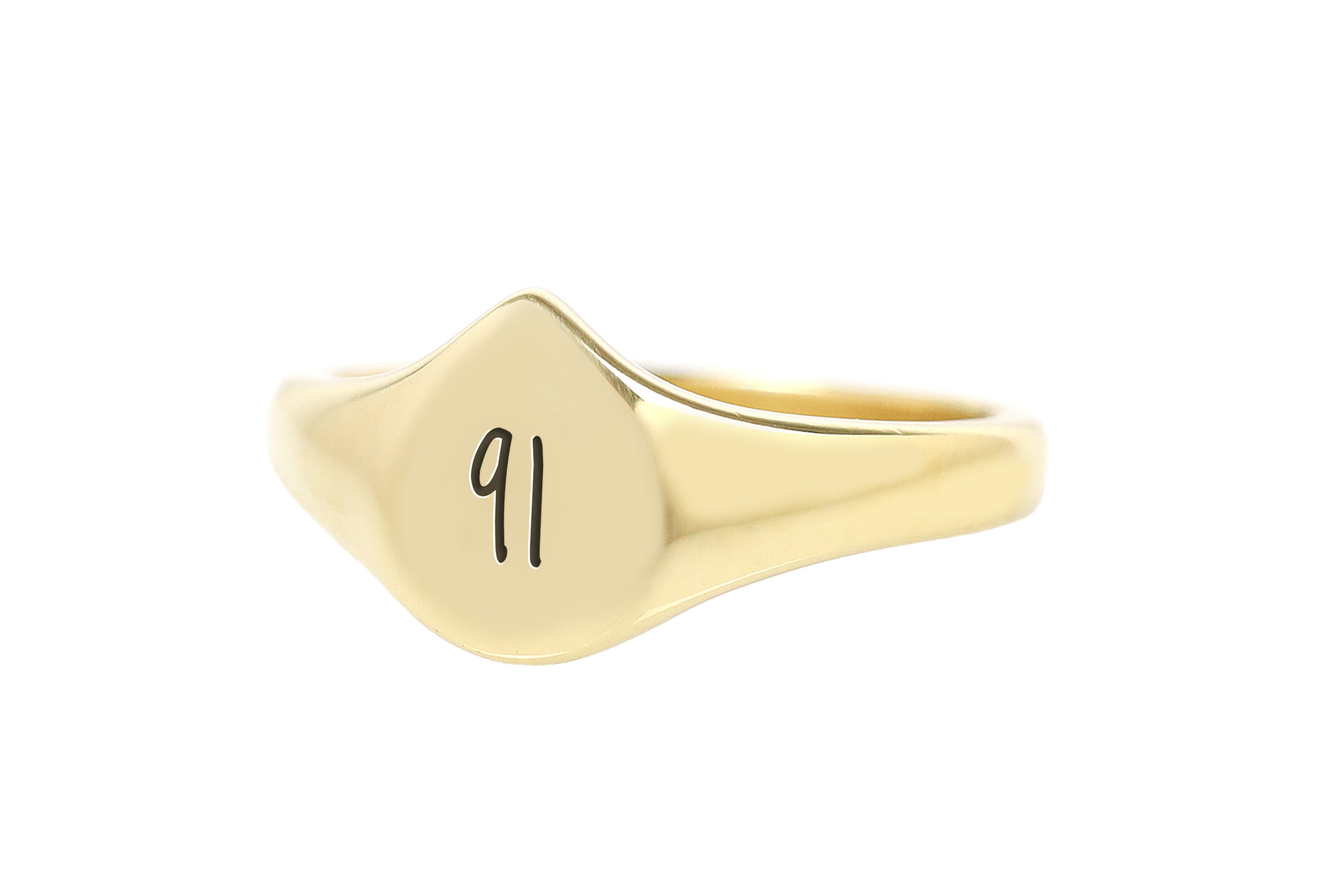 Personalized Number Ring