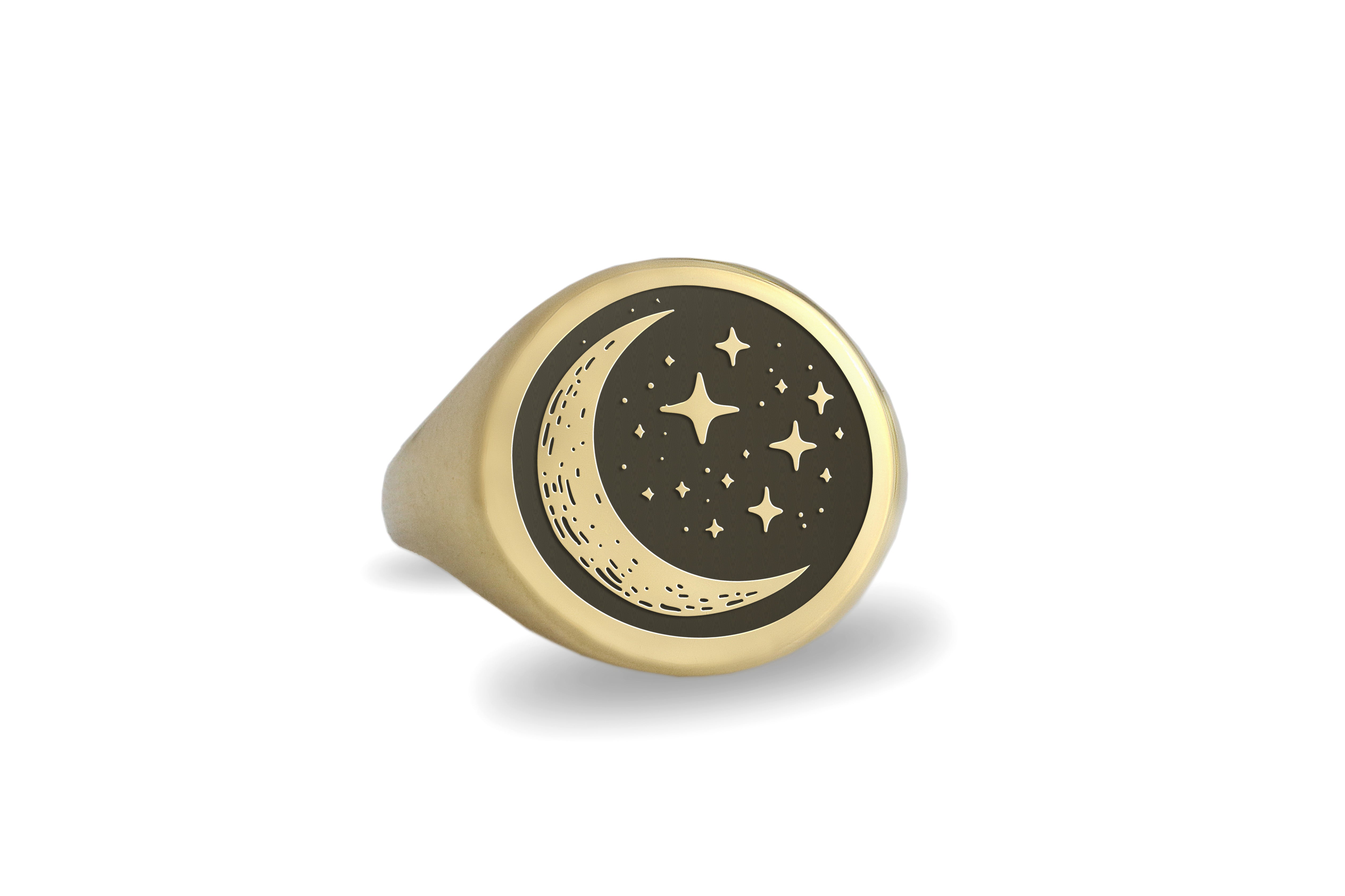 14k Gold Celestial Ring