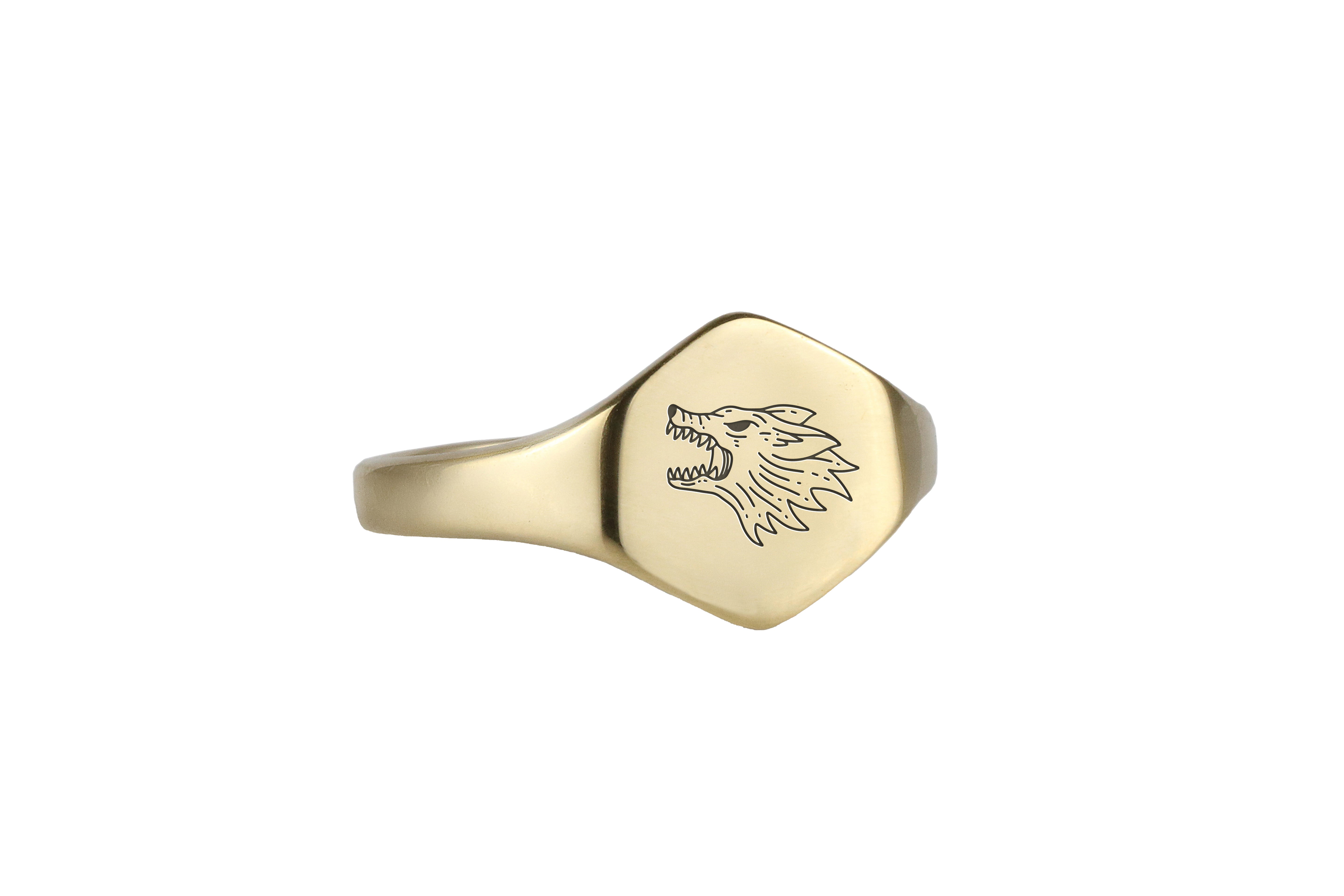 Old School Wolf Ring