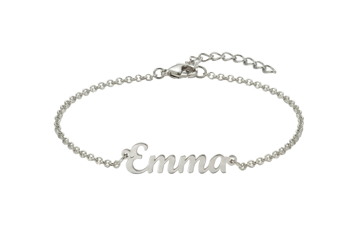 Cute Personalized Text Bracelet