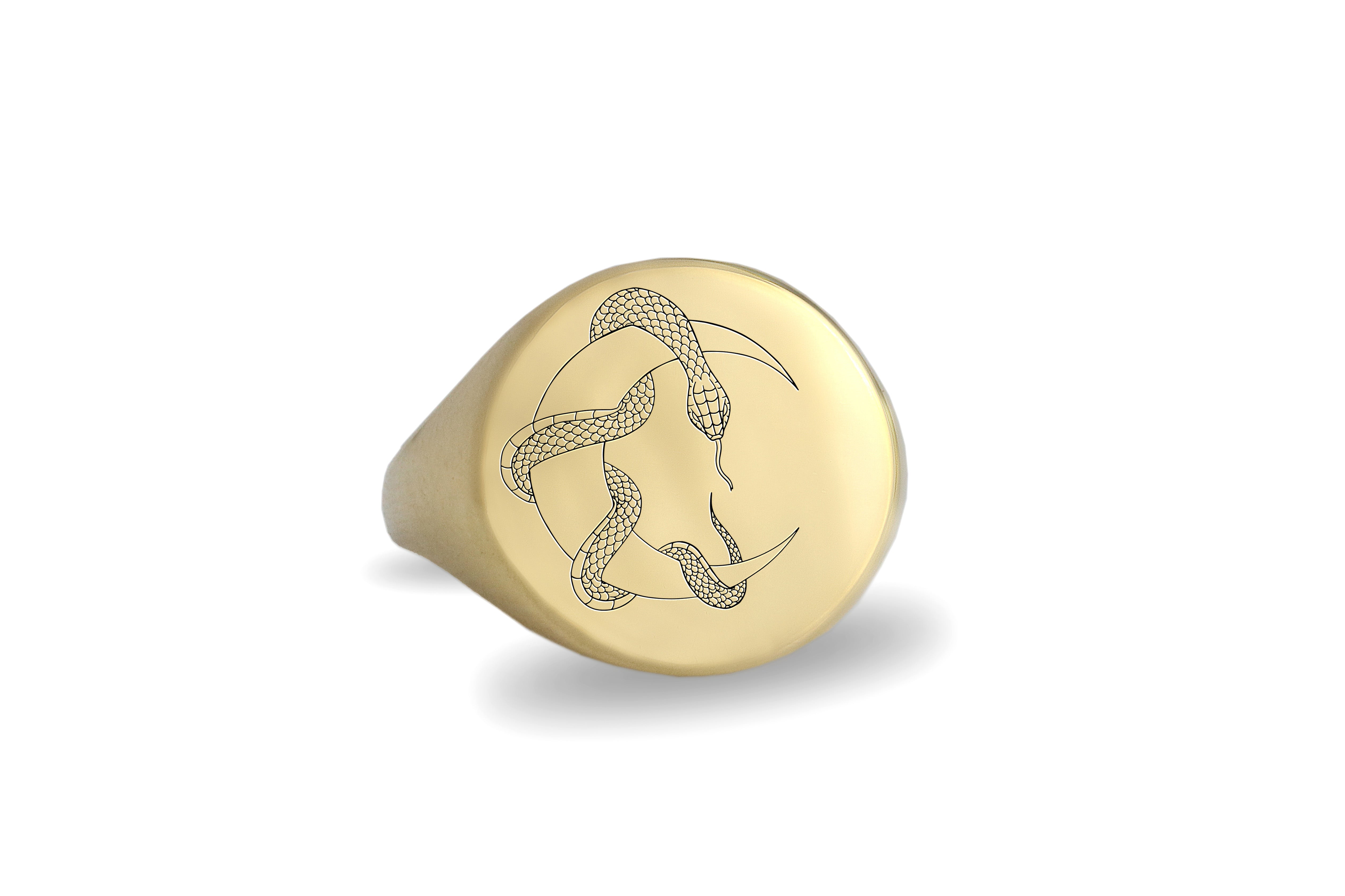 Mystical Golden Snake Ring
