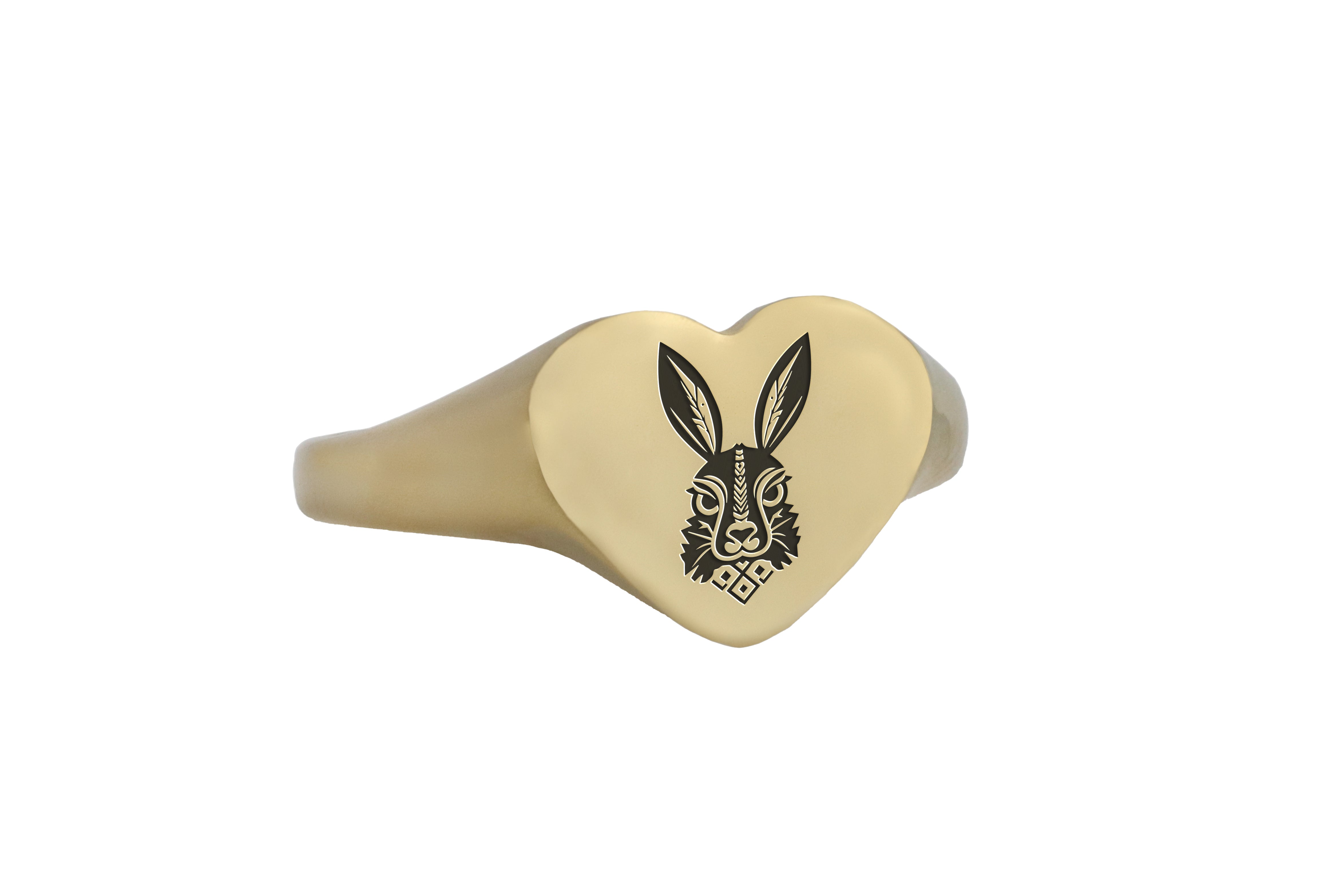 Engraved Rabbit Ring