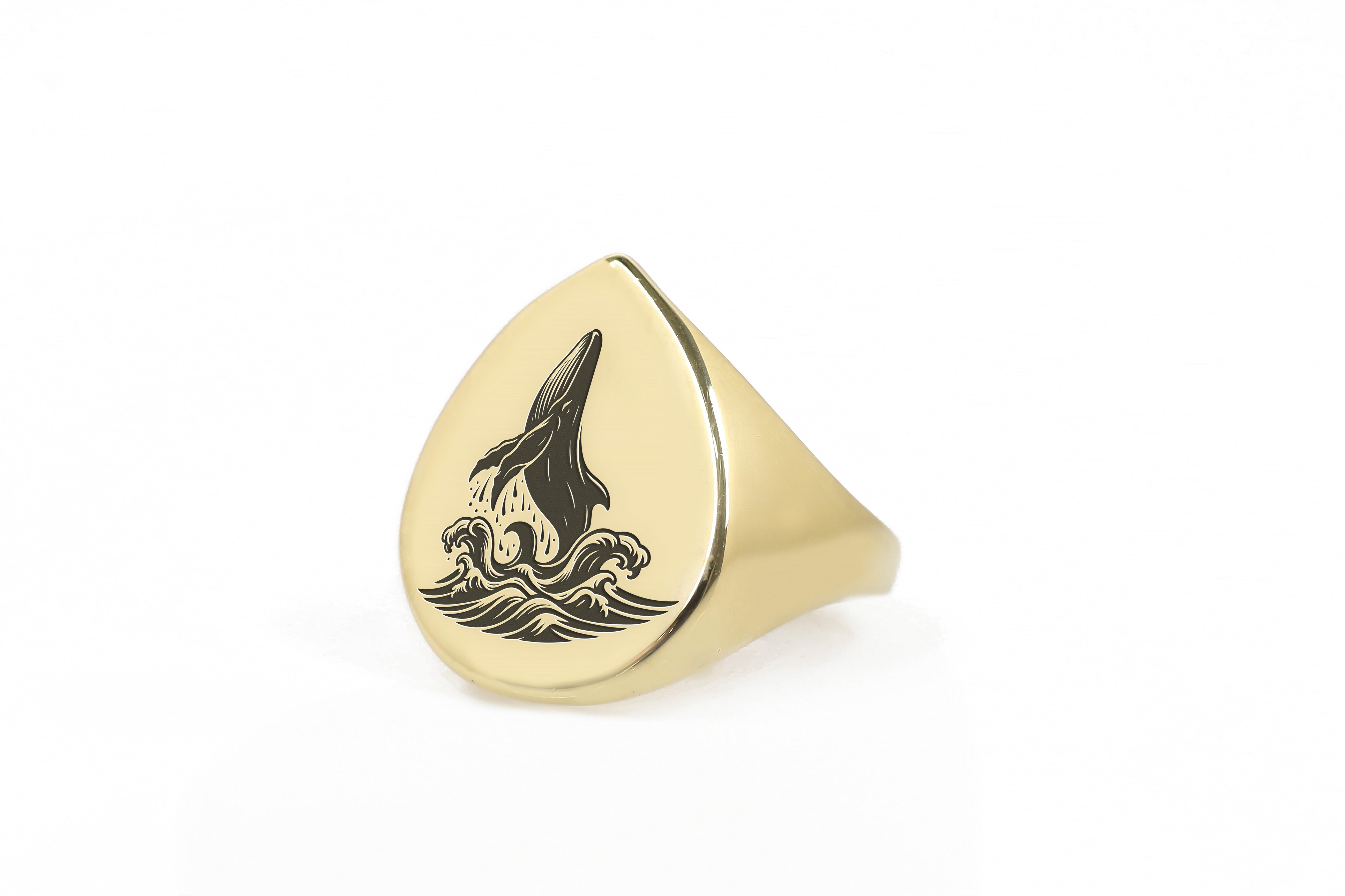 Bold Statement Whale Ring